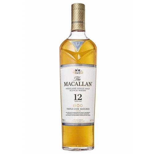 Caja de 12 Whisky The Macallan Single Malt 12 Años Triple Cask 350 ml 