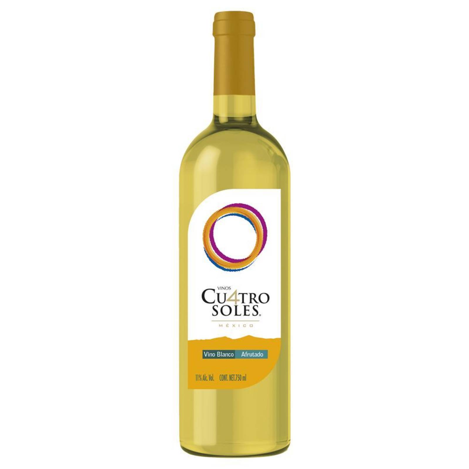 Vino Espumoso Cuatro Soles Blanco Afrutado 750 ml 