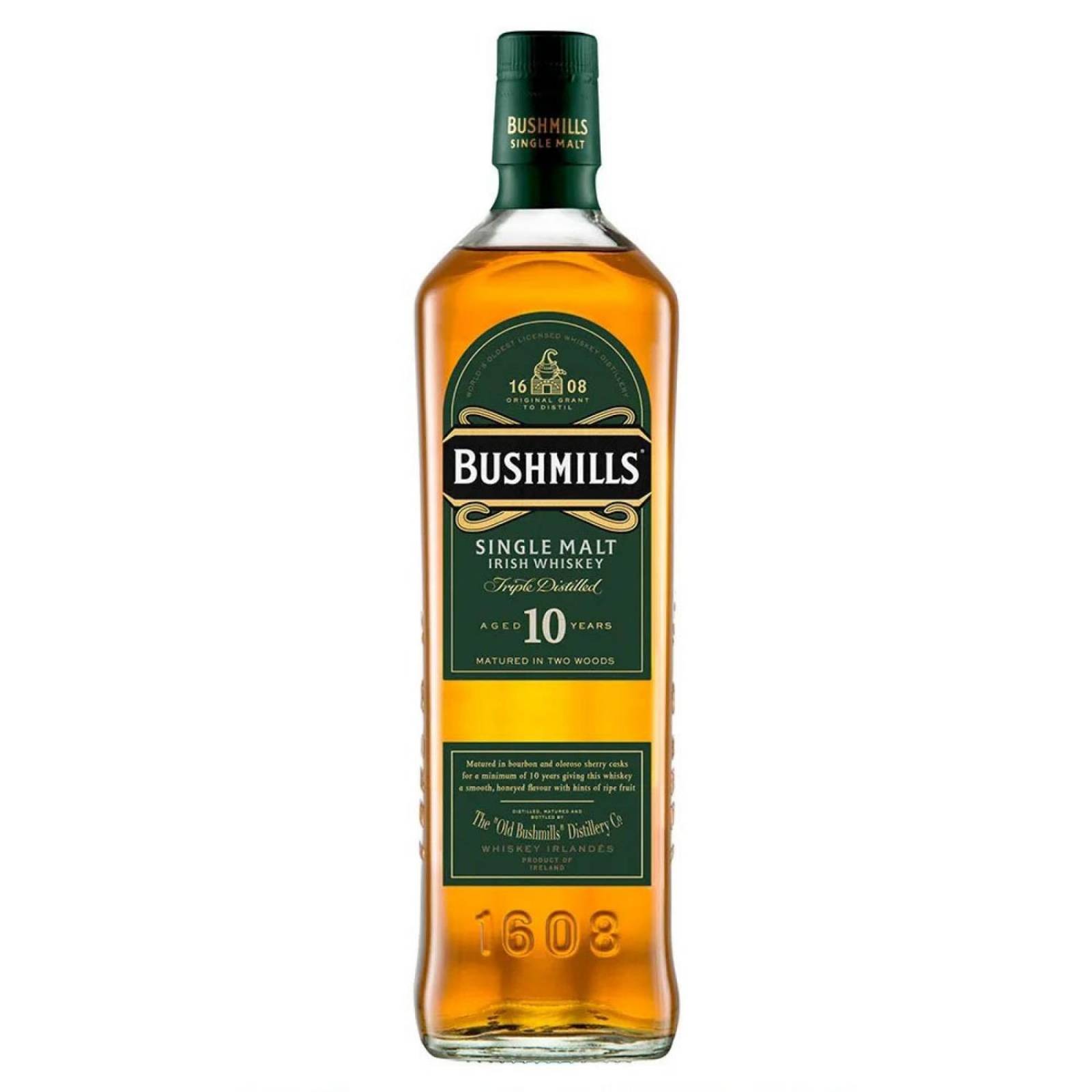 Caja de 6 Whisky Bushmills Malt 10 Años 750 ml