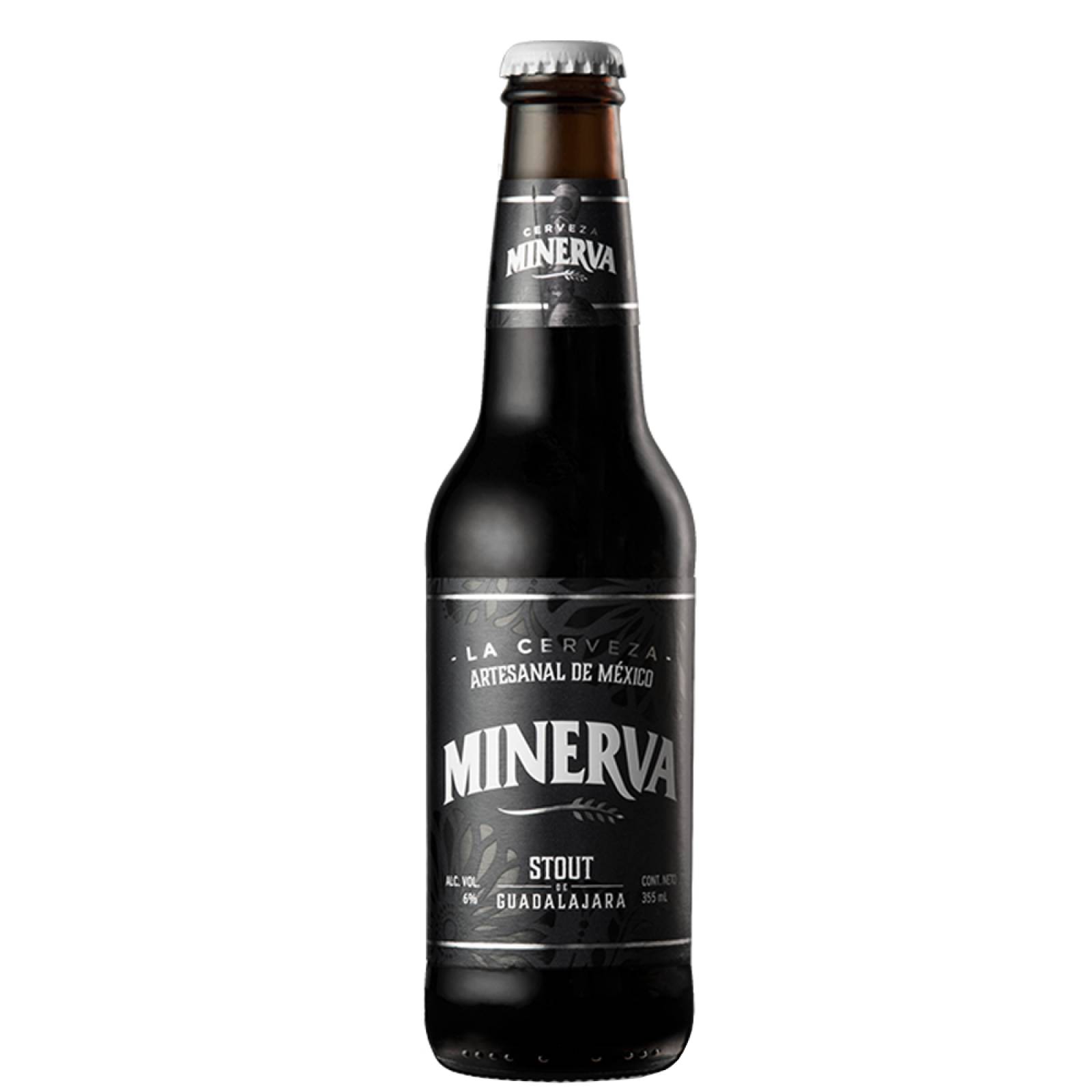 Caja de 24 Cerveza Minerva Stout Imperial 355 ml 