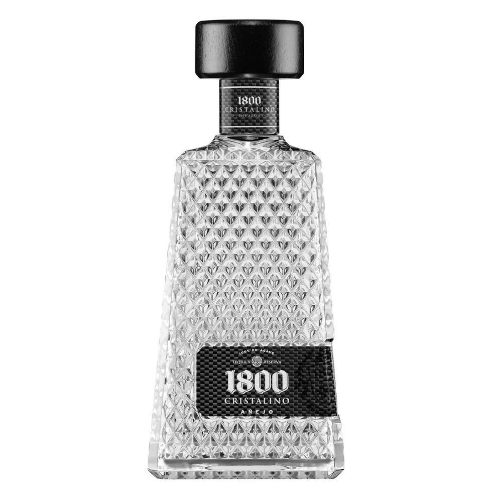 Caja de 6 Tequila 1800 Añejo Cristalino 1.75 L 