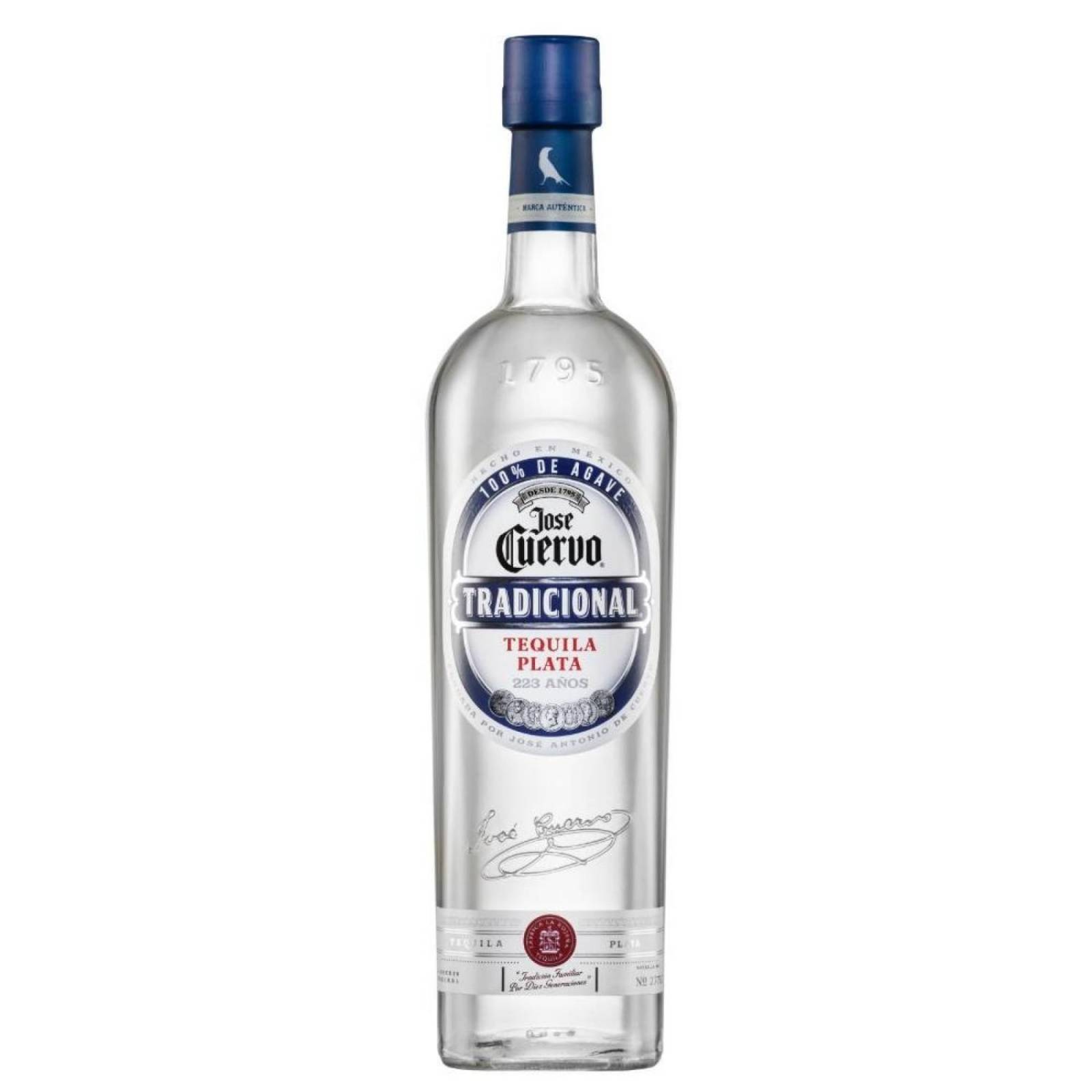 Caja de 12 Tequila Jose Cuervo Tradicional Plata 950 ml 