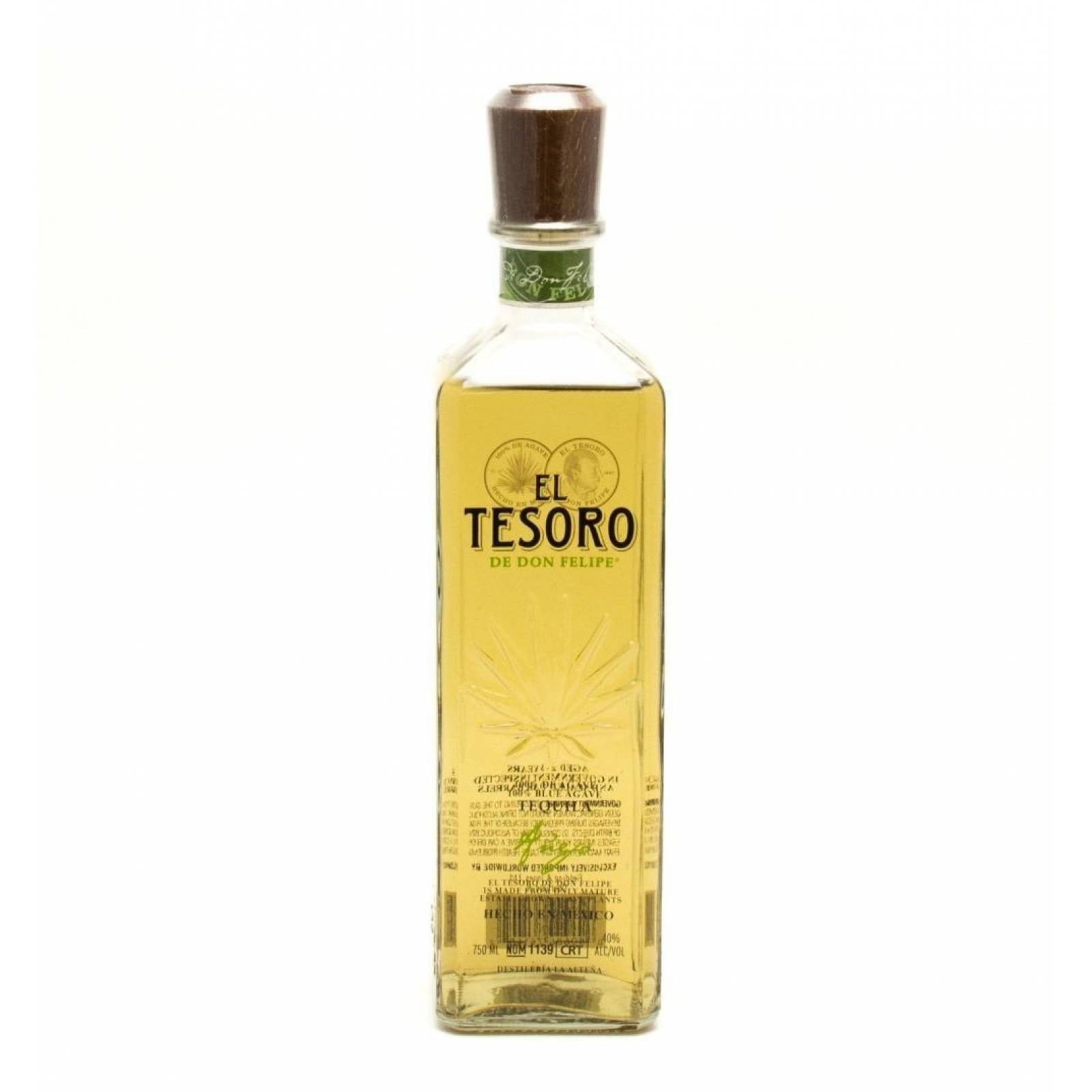 Caja de 6 Tequila El Tesoro De Don Felipe Reposado 750 ml 