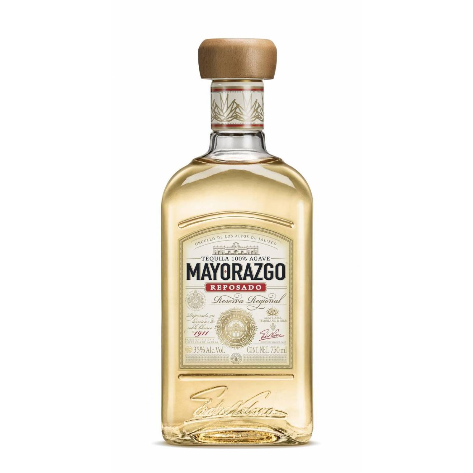 Caja de 12 Tequila Mayorazgo Reposado 750 ml 