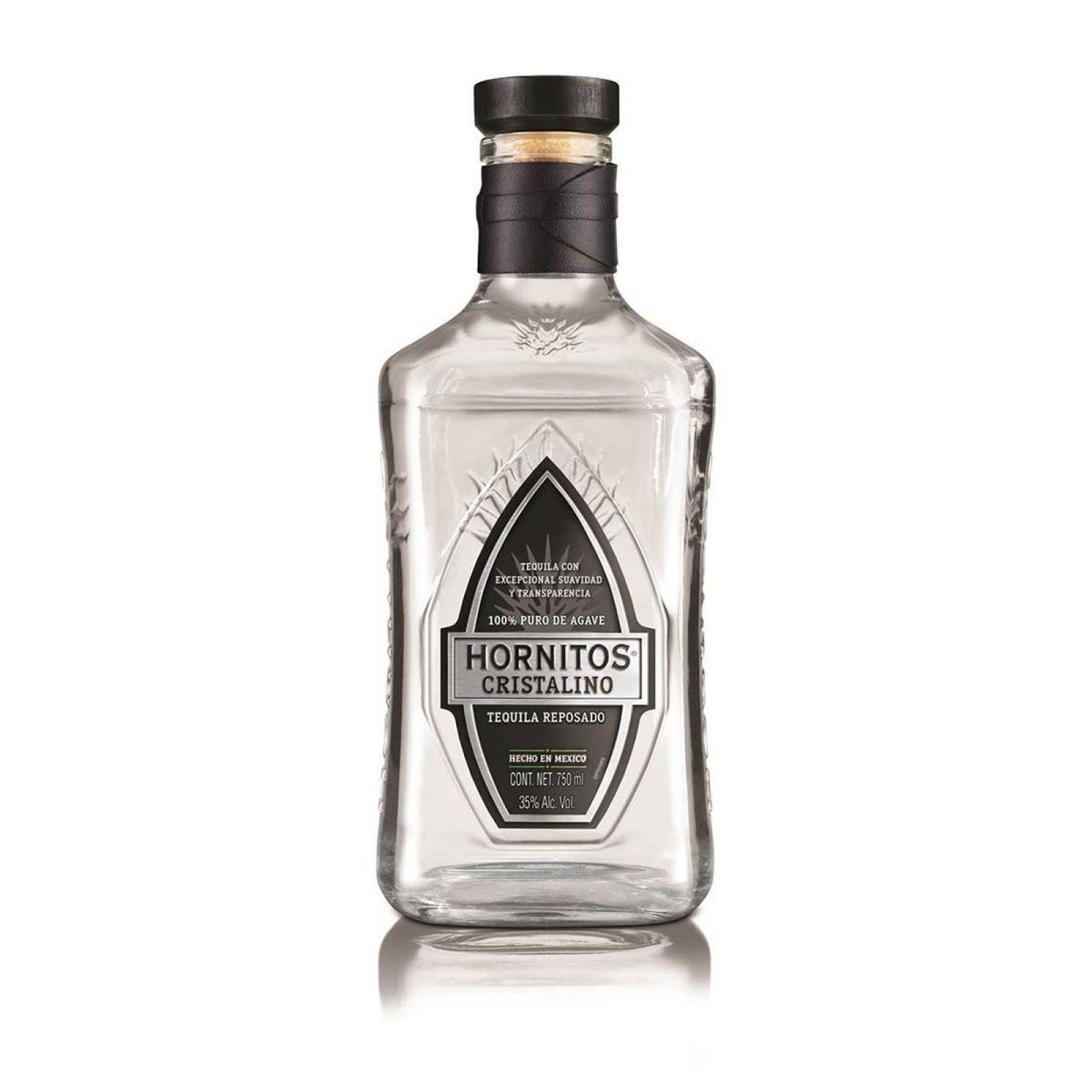 Caja de 12 Tequila Sauza Hornitos Cristalino Reposado 750 ml