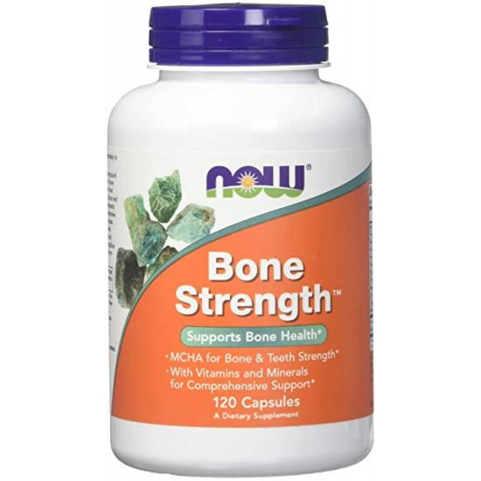 Vitaminas Now Bone Strength 120 Cápsulas 