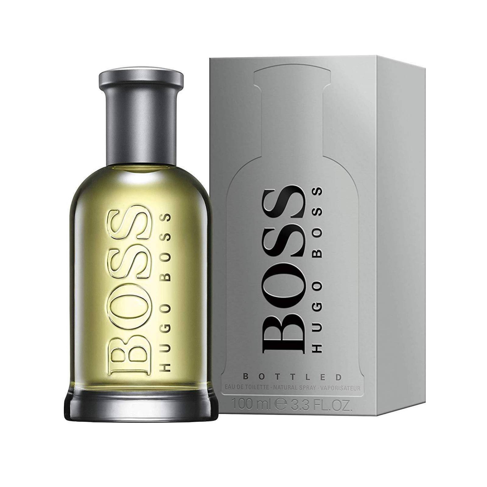 Loción Boss Bottled Gris de Hugo Boss EDT 100 ml 