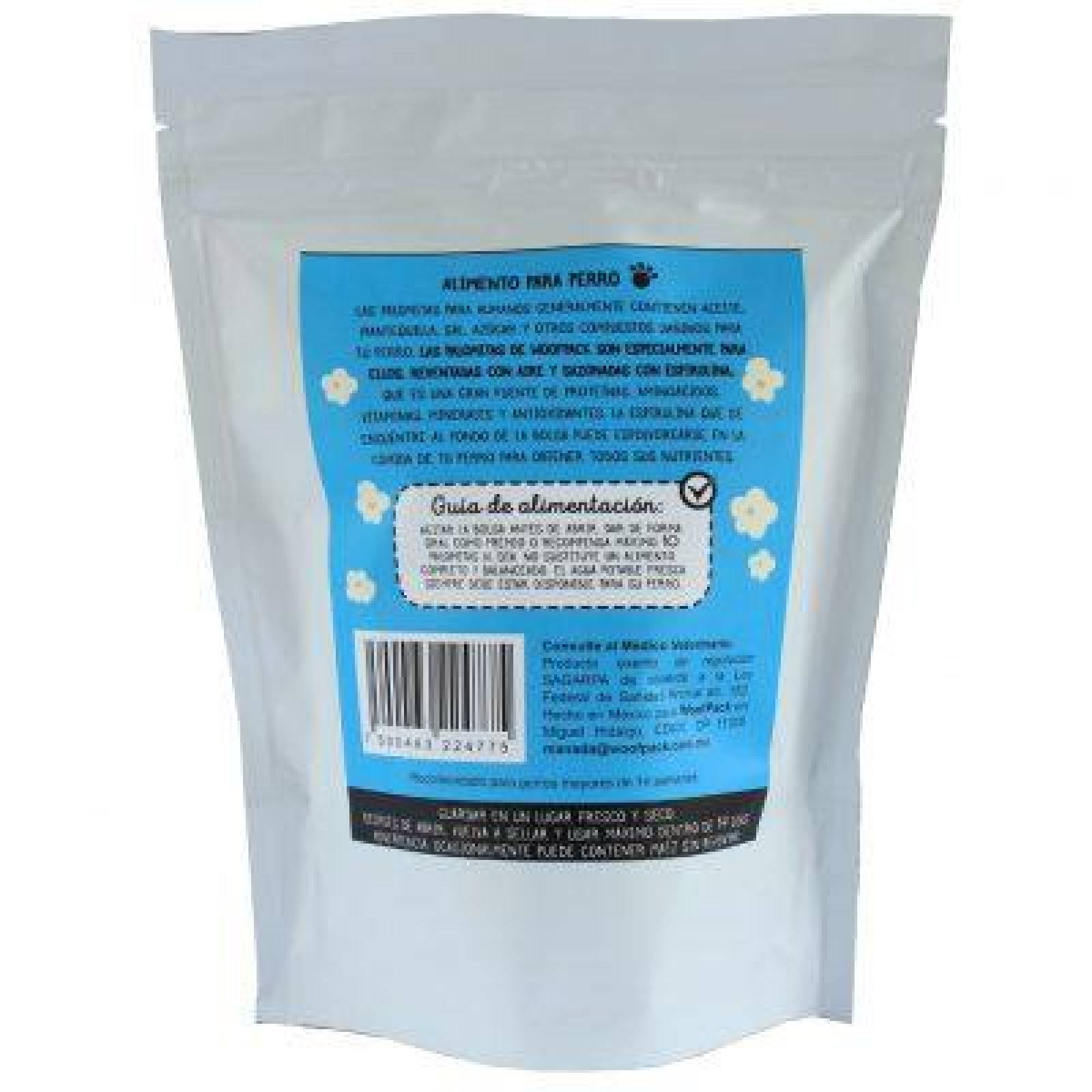 Palomitas para Perro WoofPack Espirulina sin aceite ni sal 