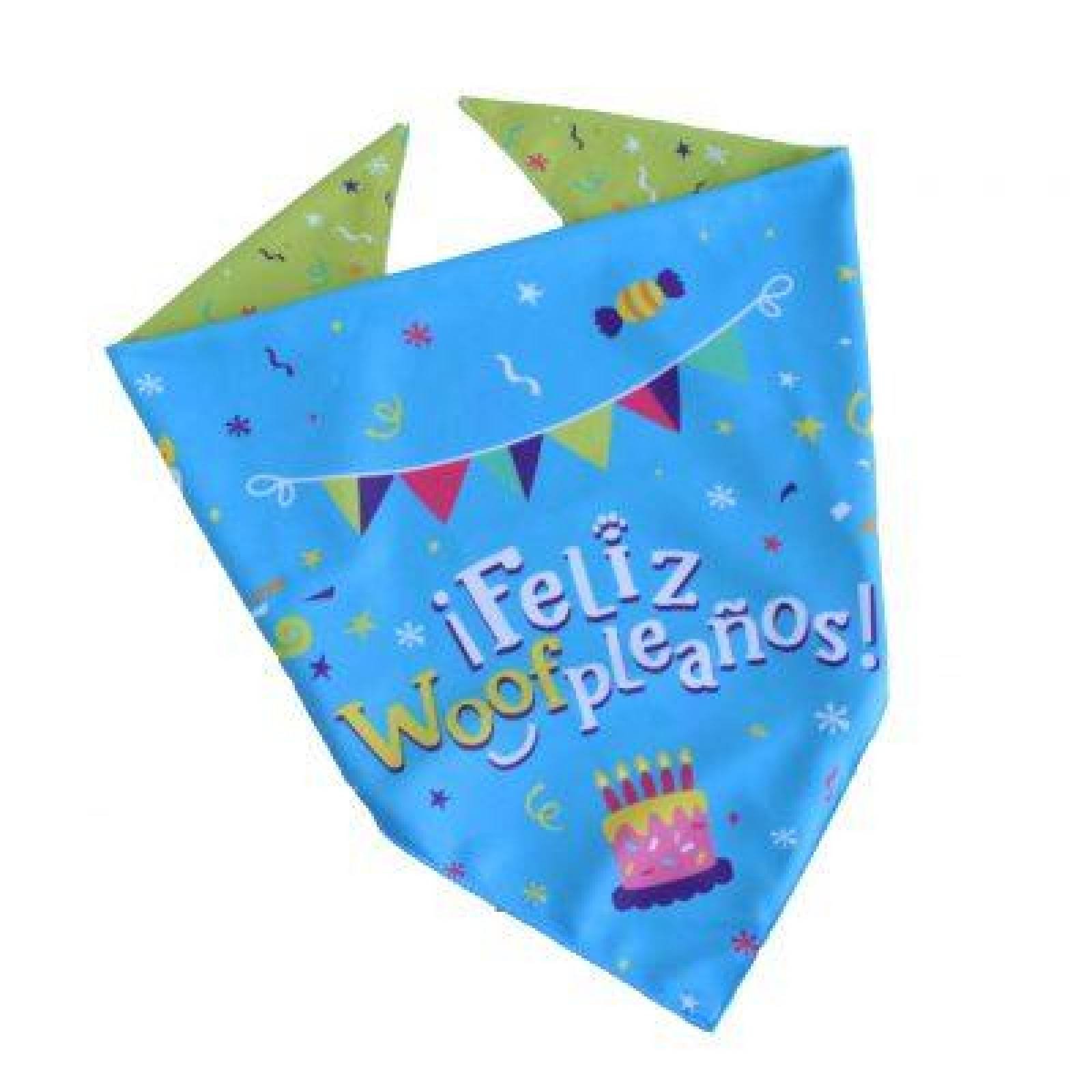 Pack WoofPack Cumpleaños Perro Chico Juguete Premios Bandana 