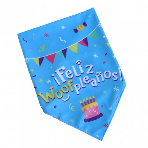 Bandana para Perro WoofPack Woofpleaños Mediana 