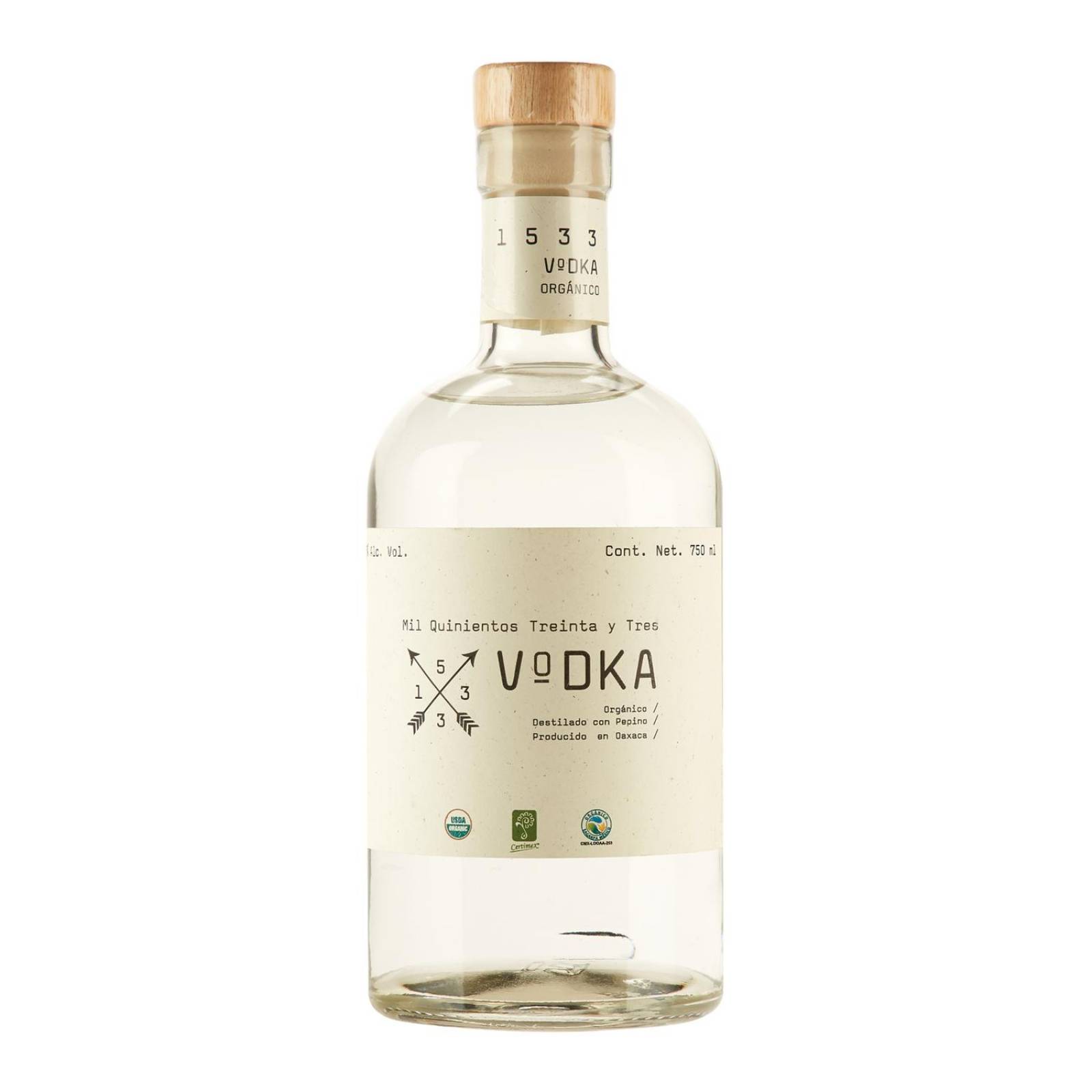 Vodka 1533 Organico 750 ml 