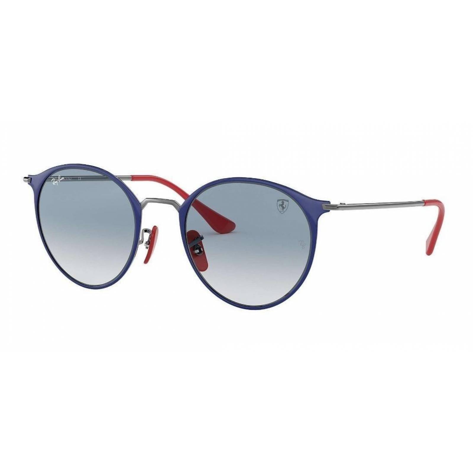 Lentes de Sol Ray Ban Rb3602m F02371 Round Scuderia Ferrari 