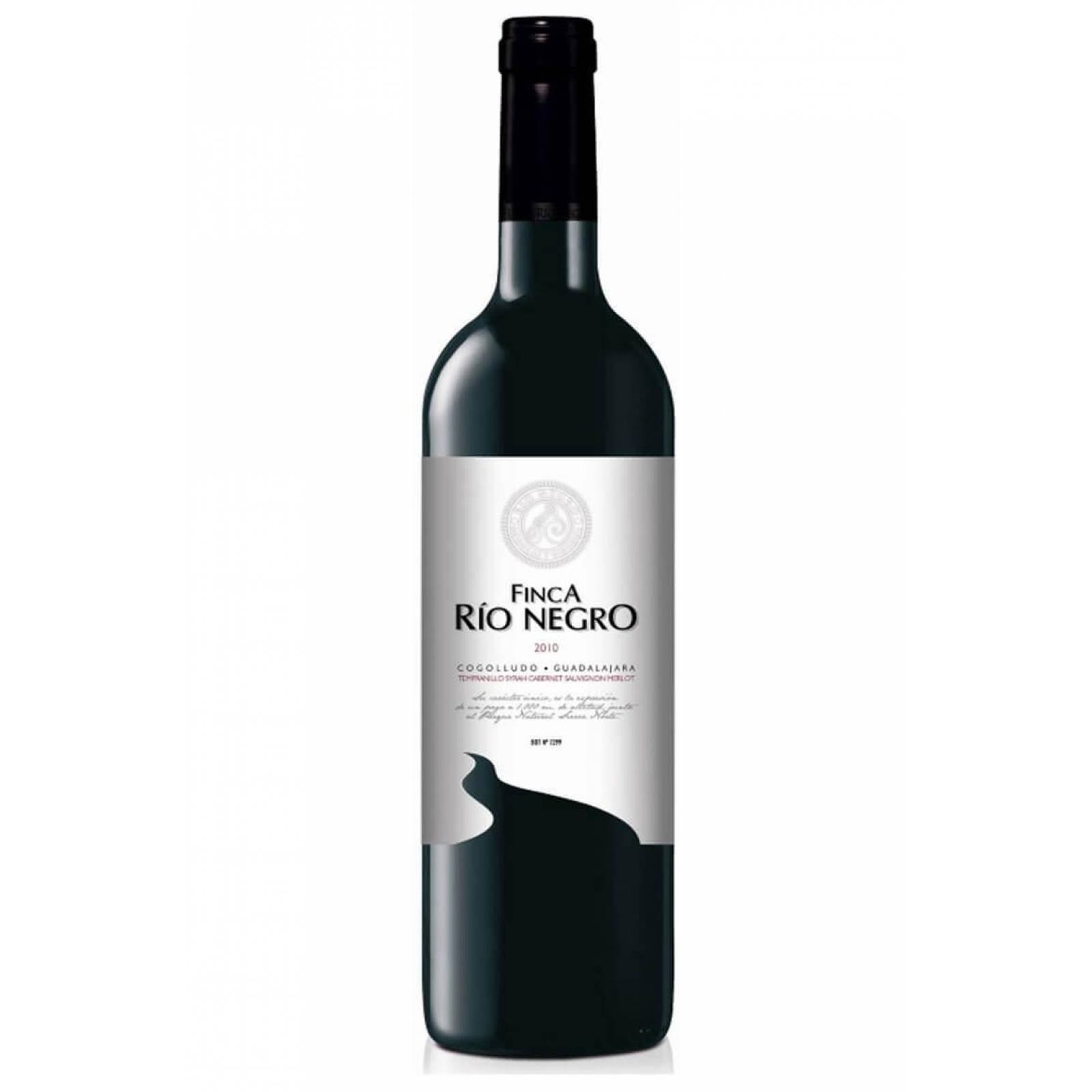 Caja de 6 Vino Tinto Finca Rio Negro Tempranillo - Syrah - Melot - Cabernet Sauvignon 750 ml 