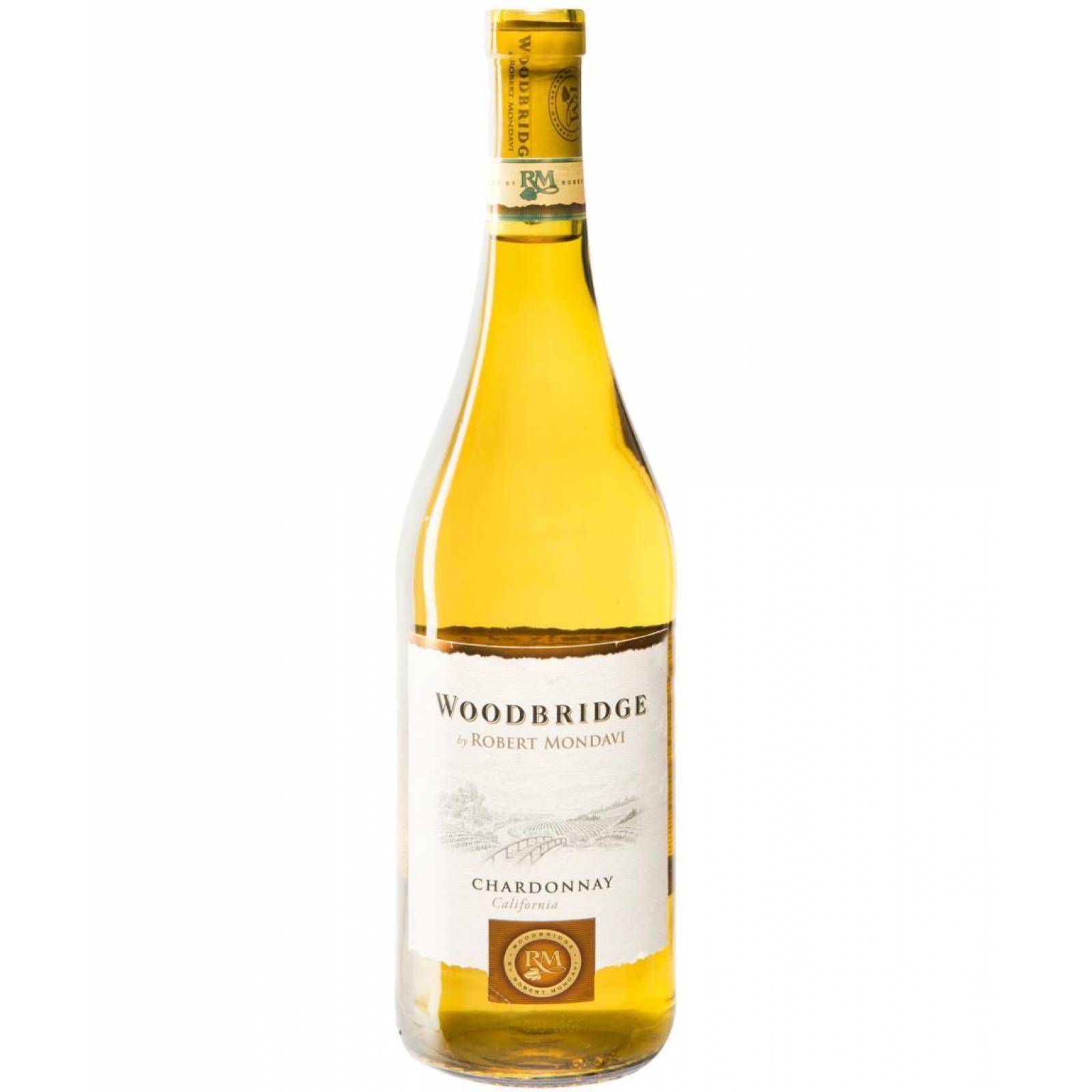 Caja de 12 Vino Blanco Robert Mondavi Woodbridge Chardonnay 750 ml 