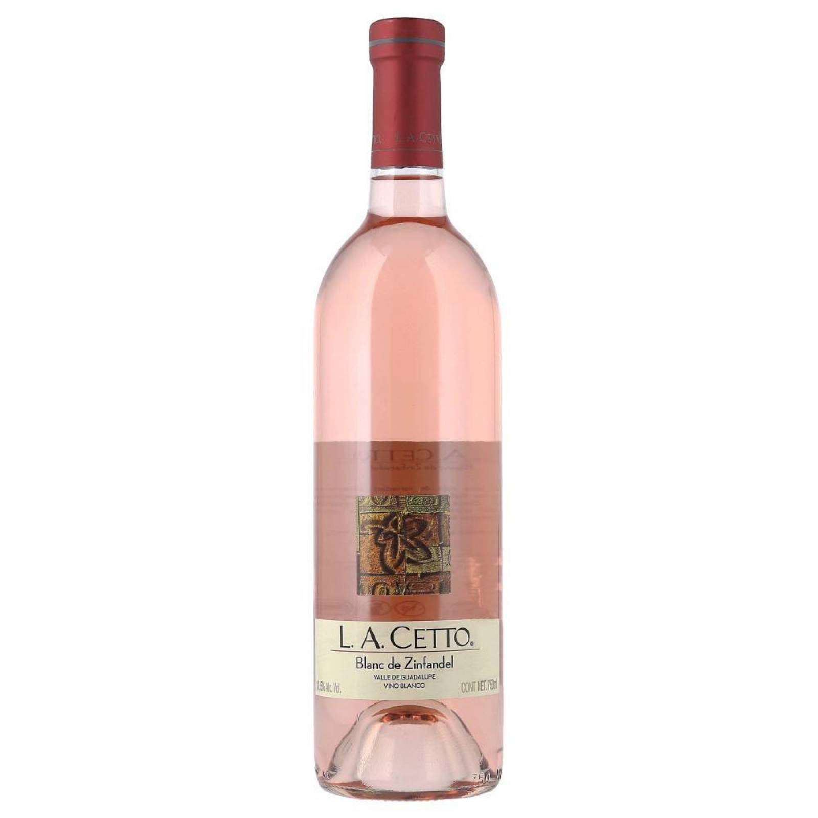 Caja de 12 Vino Rosado L.A. Cetto Blanc De Zinfandel 750 ml 