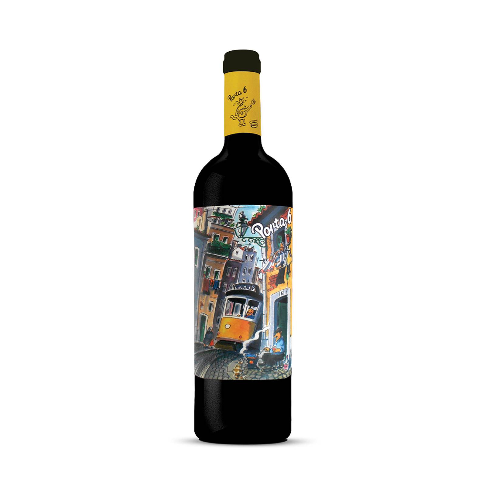 Caja De 6 Vino Tinto Porta 6 750 Ml 9308