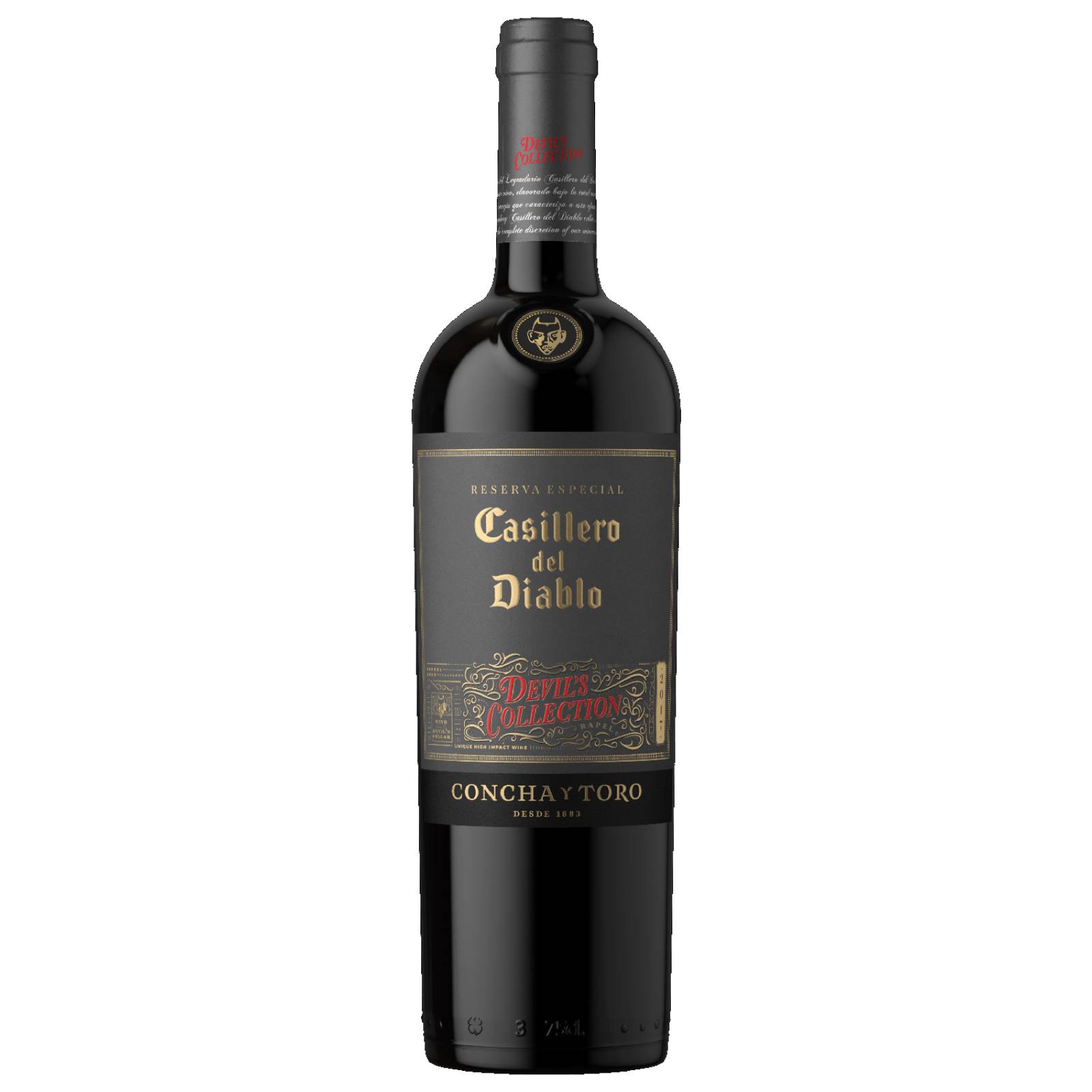 Caja de 12 Vino Tinto Casillero Del Diablo Reserva Devil´S Collection 750 ml 