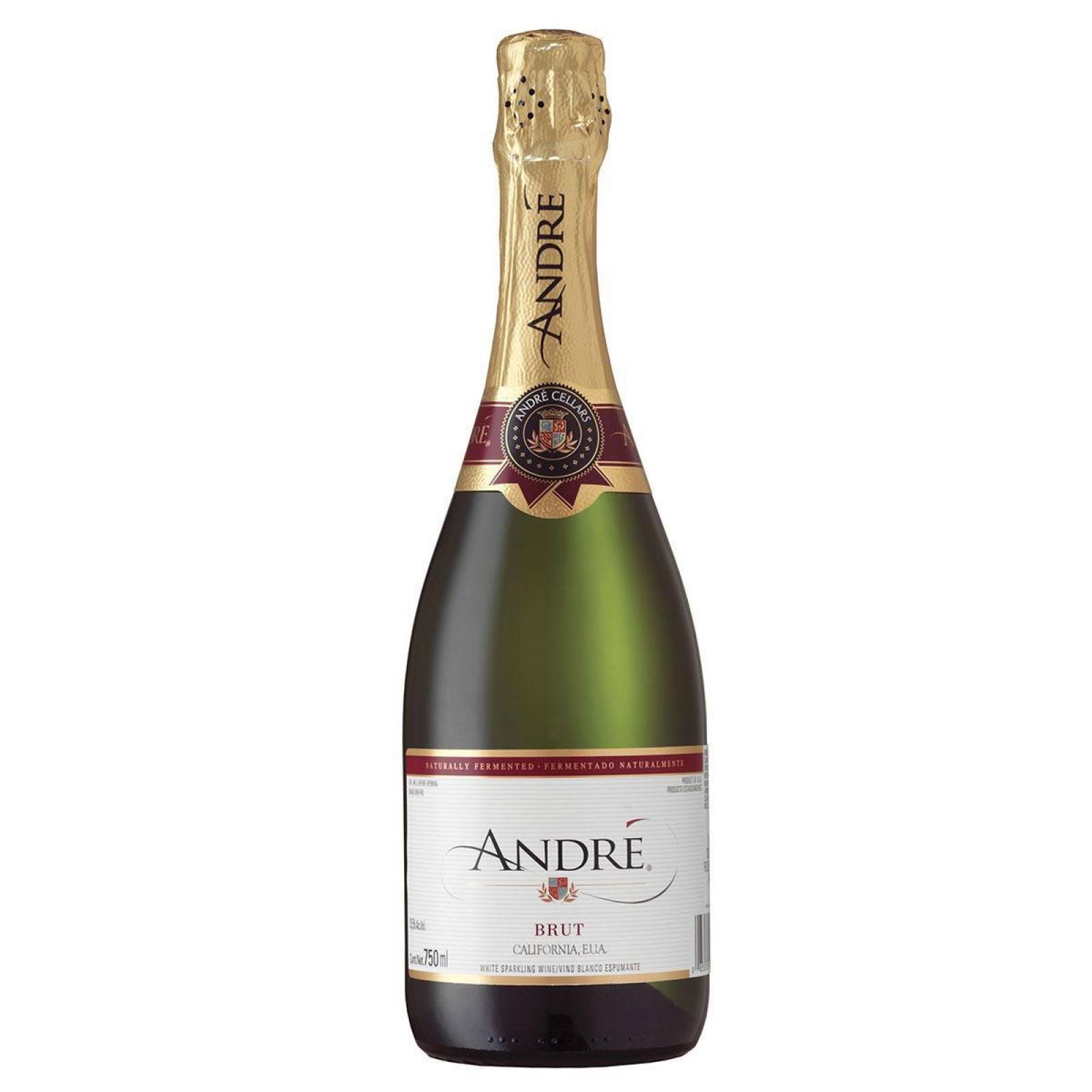 Caja de 12 Vino Espumoso Andre Sparkling Brut 750 ml 