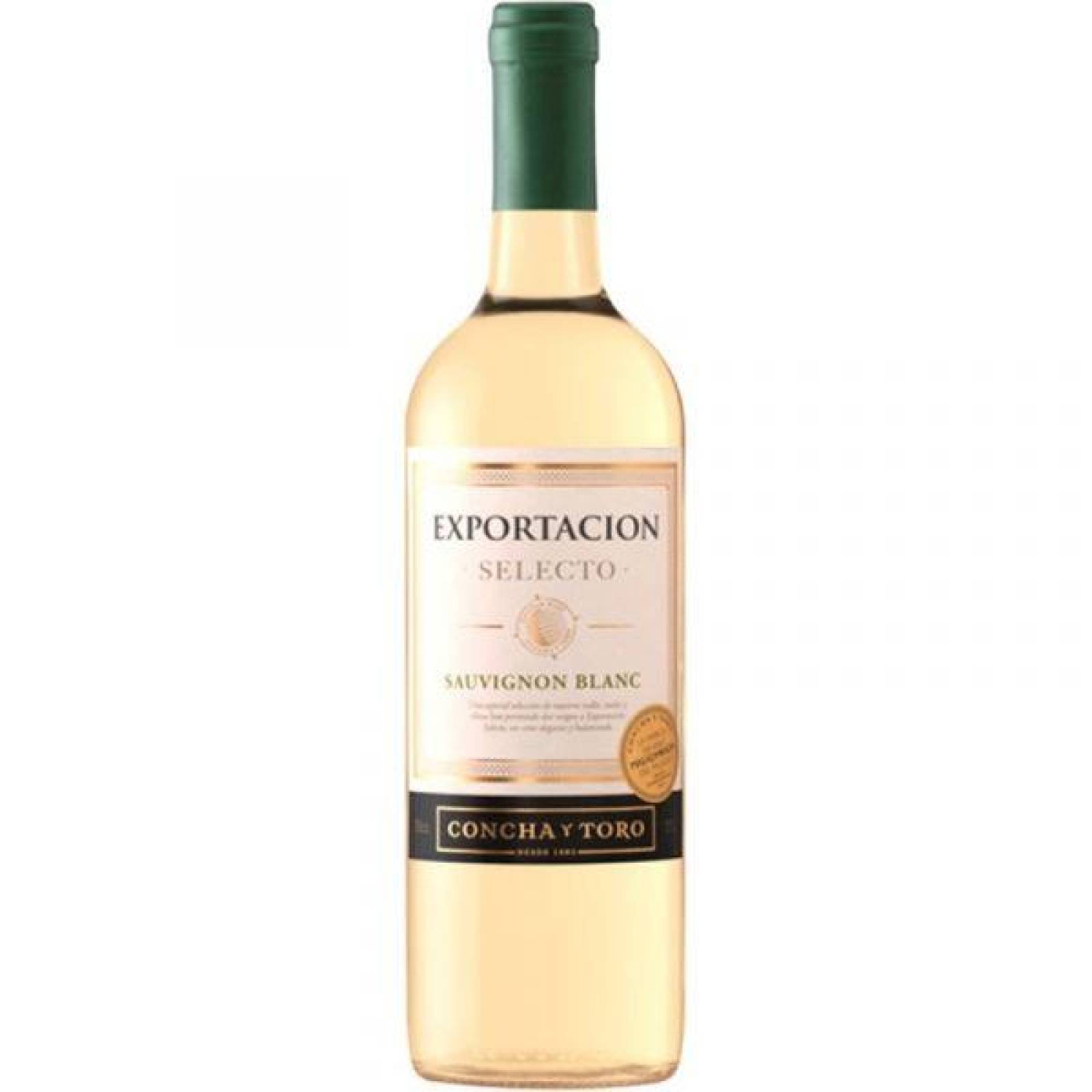 Caja de 6 Vino Blanco Concha Y Toro Exportacion Selecto 750 ml 