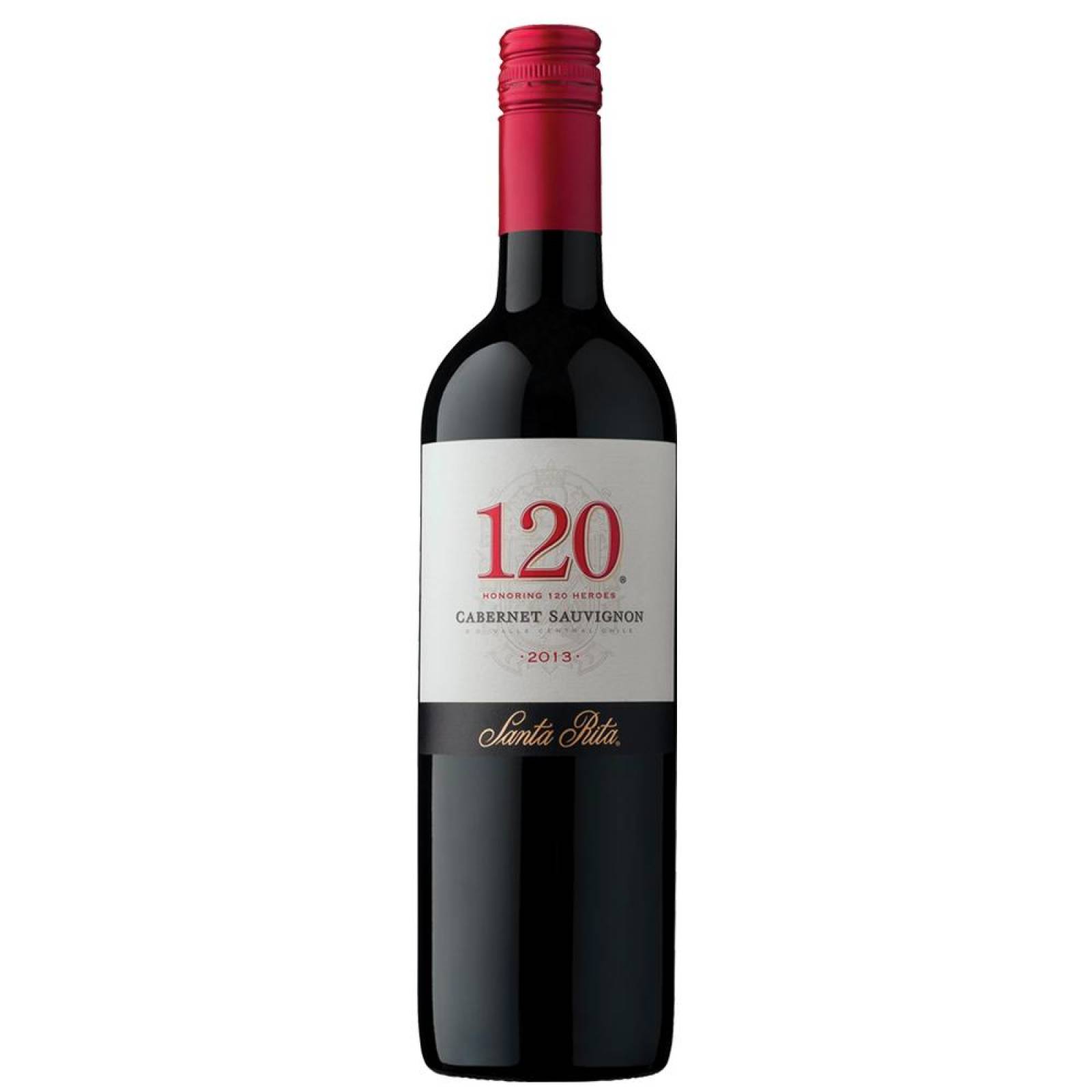 Caja de 24 Vino Tinto Santa Rita Viña 120 Cabernet Sauvignon 187 ml 