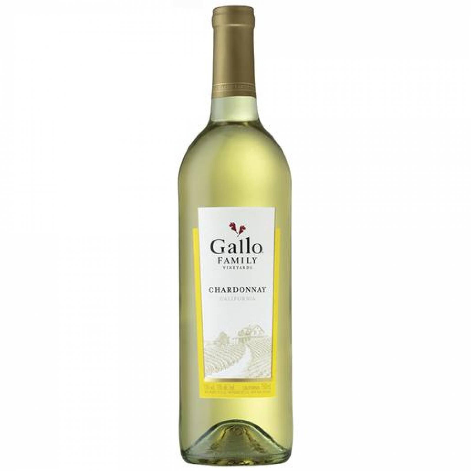 Caja de 12 Vino Blanco E&J Gallo Chardonnay 750 ml 