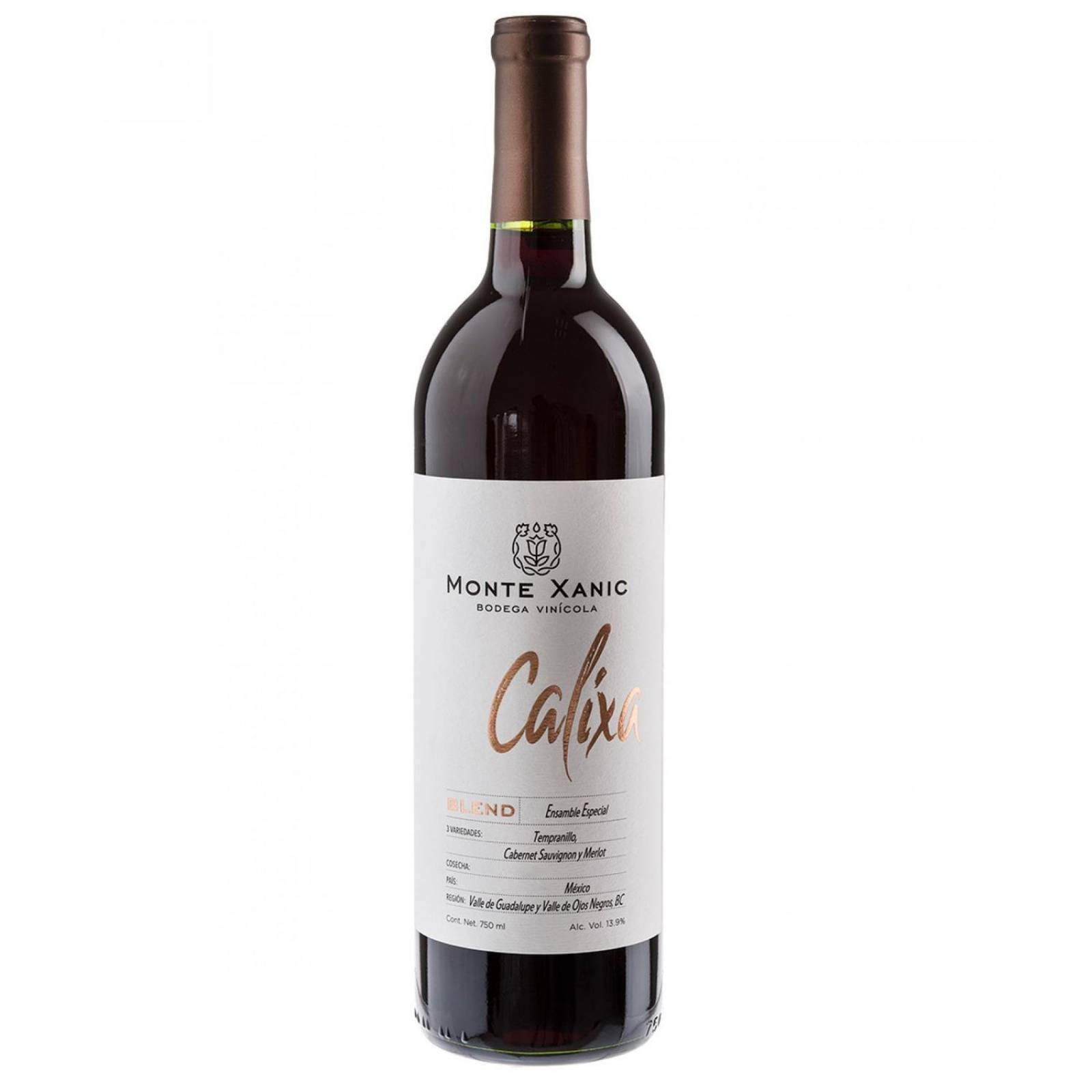 Caja de 12 Vino Tinto Monte Xanic Calixa Blend 750 ml 