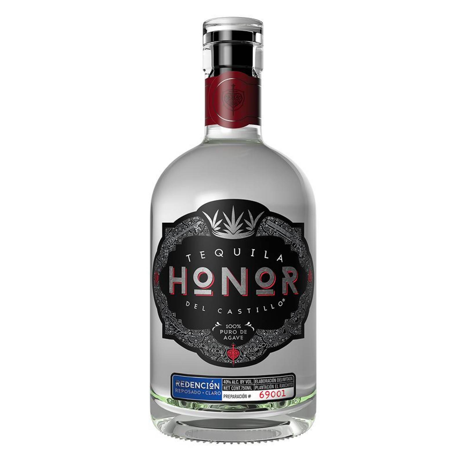 Tequila Honor Del Castillo Reposado Claro 750 ml 