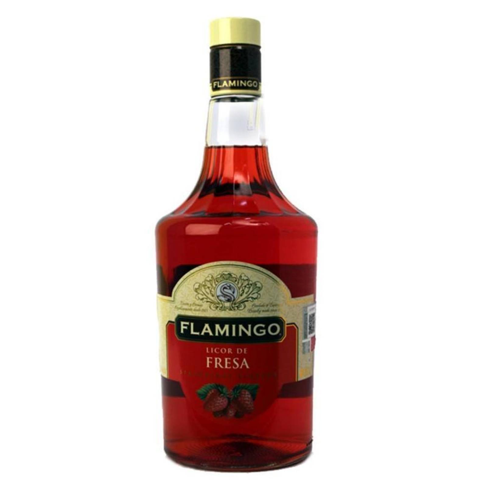 Licor Flamingo Fresa 1 L 