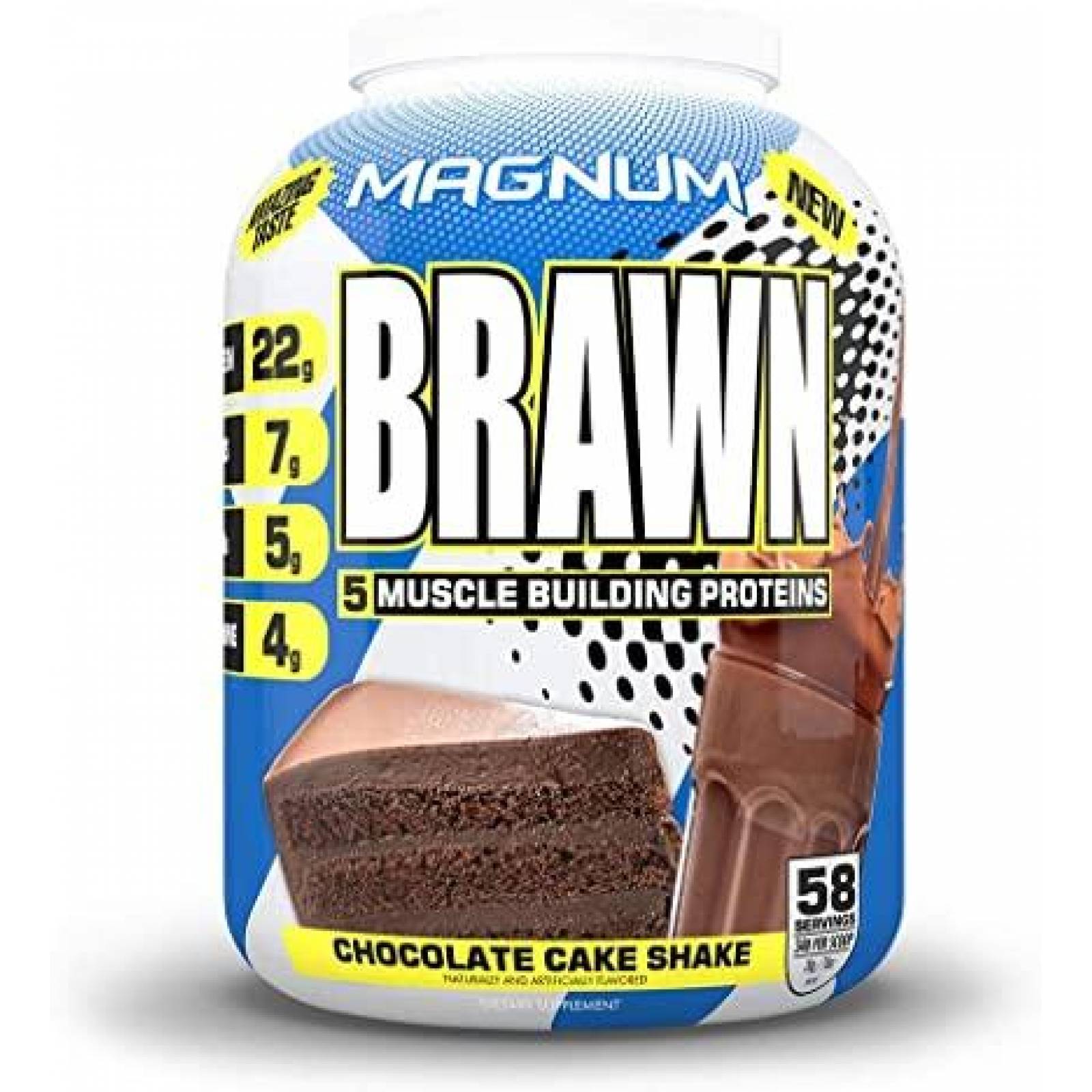 Proteina Magnum Brawn 2kg. (58 Servicios.) 