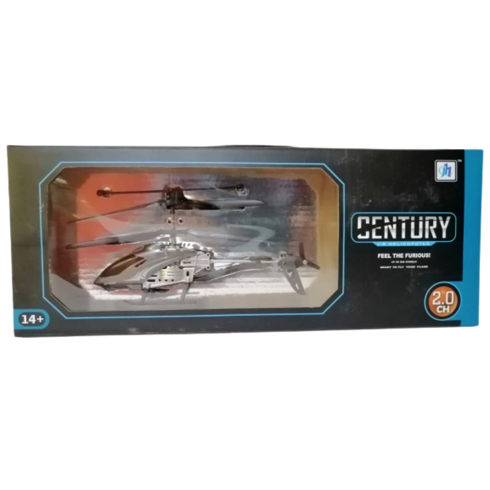 Helicóptero a Control Remoto I/R 2 CH Century - Plateado 
