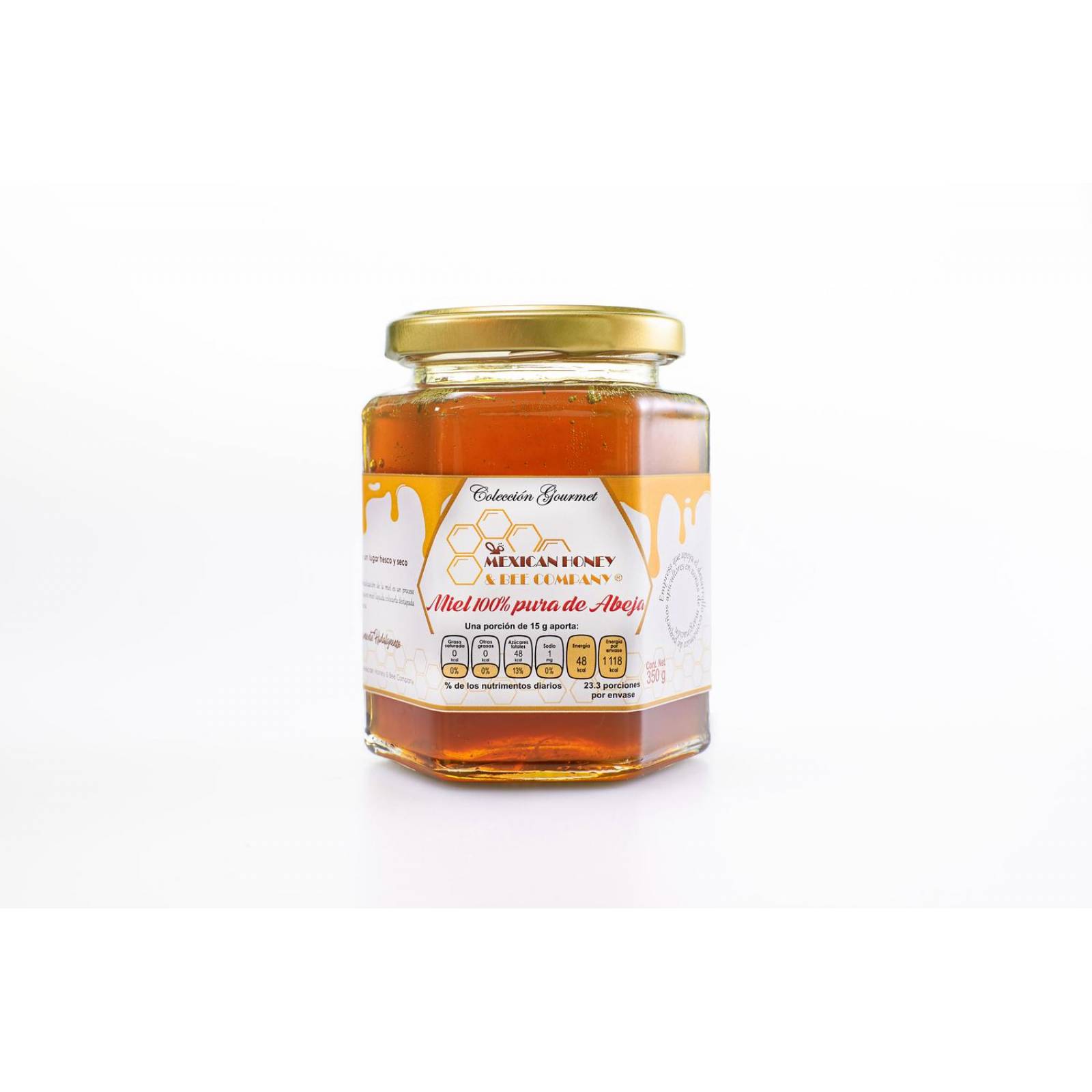 Miel Mexican Honey & Bee Company Gourmet Multiflora 350 gr 