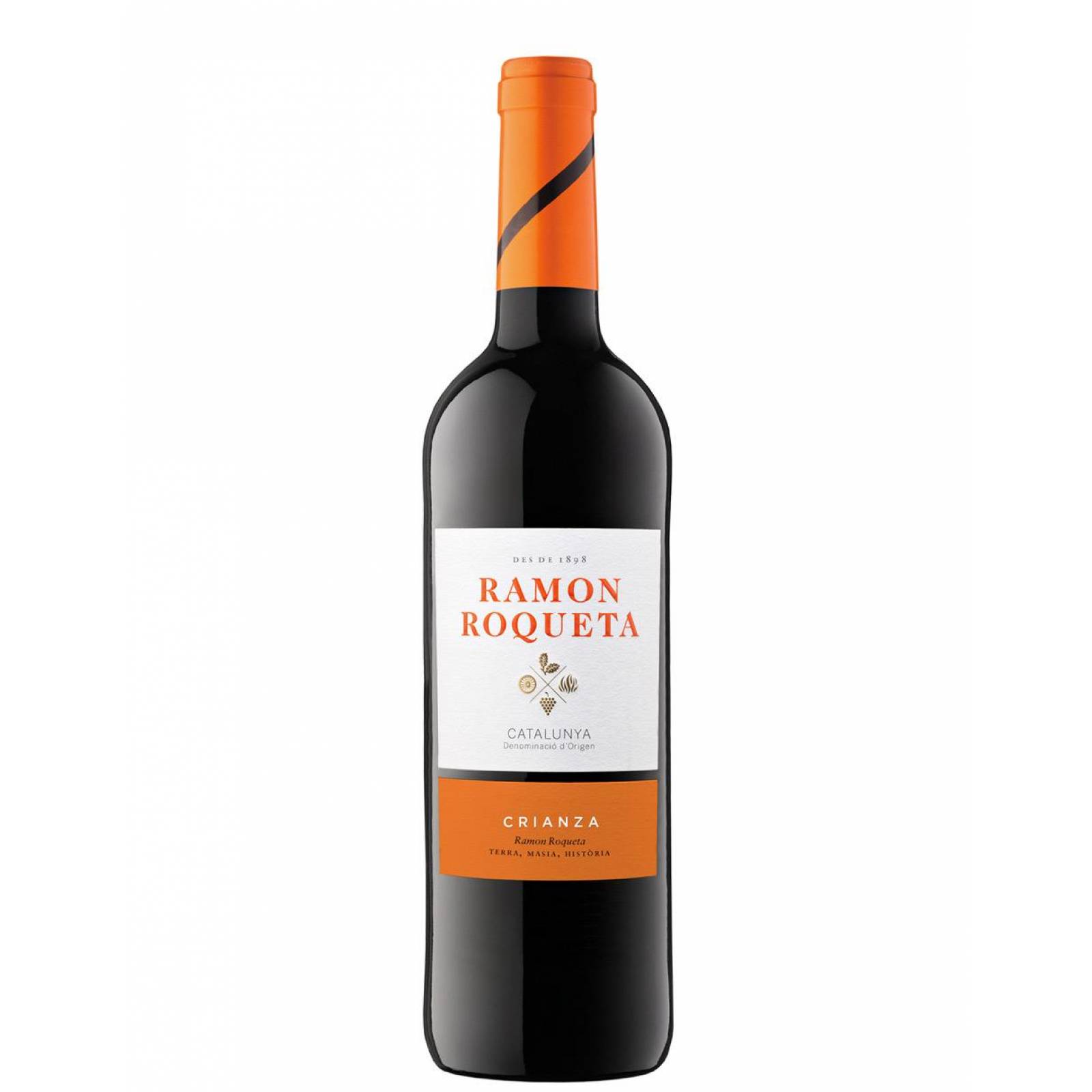 Caja de 12 Vino Tinto Ramon Roqueta Cabernet Sauvignon Tempranillo 750 ml