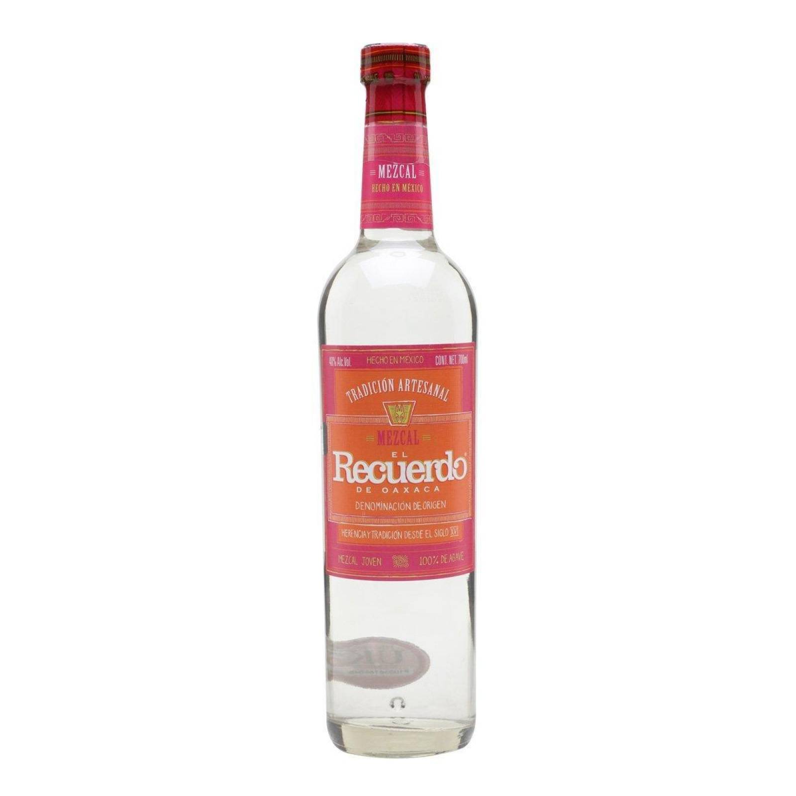 Pack de 4 Mezcal Recuerdo De Oaxaca Blanco Joven 750 ml 