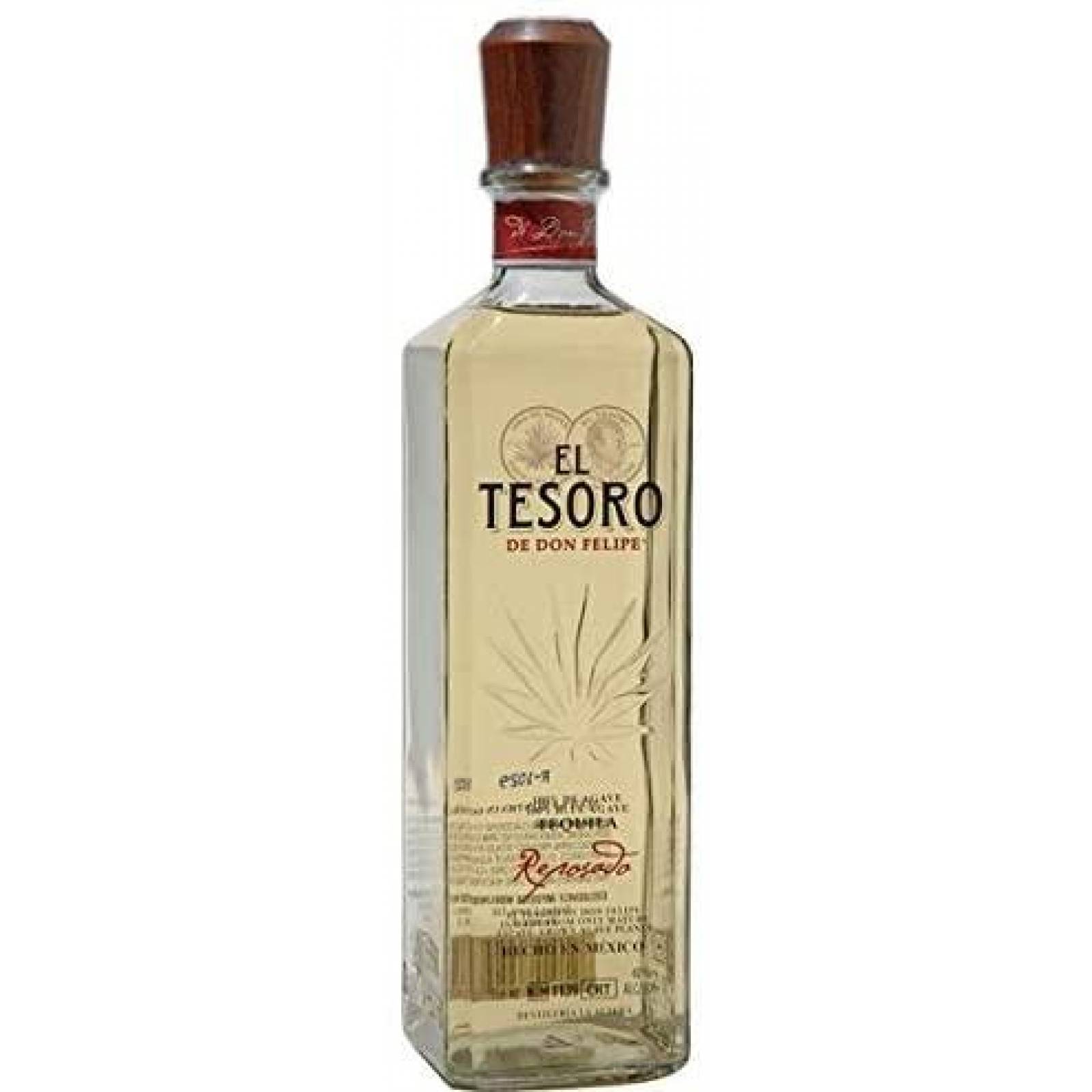 Pack de 2 Tequila El Tesoro De Don Felipe Reposado 750 ml 