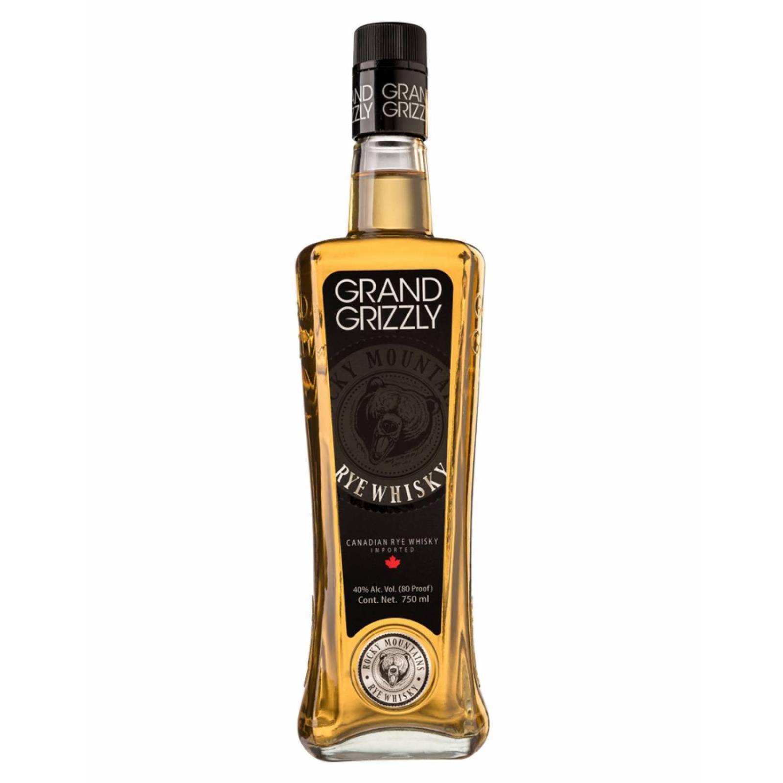 Pack de 6 Whisky Grand Grizzly 750 ml 