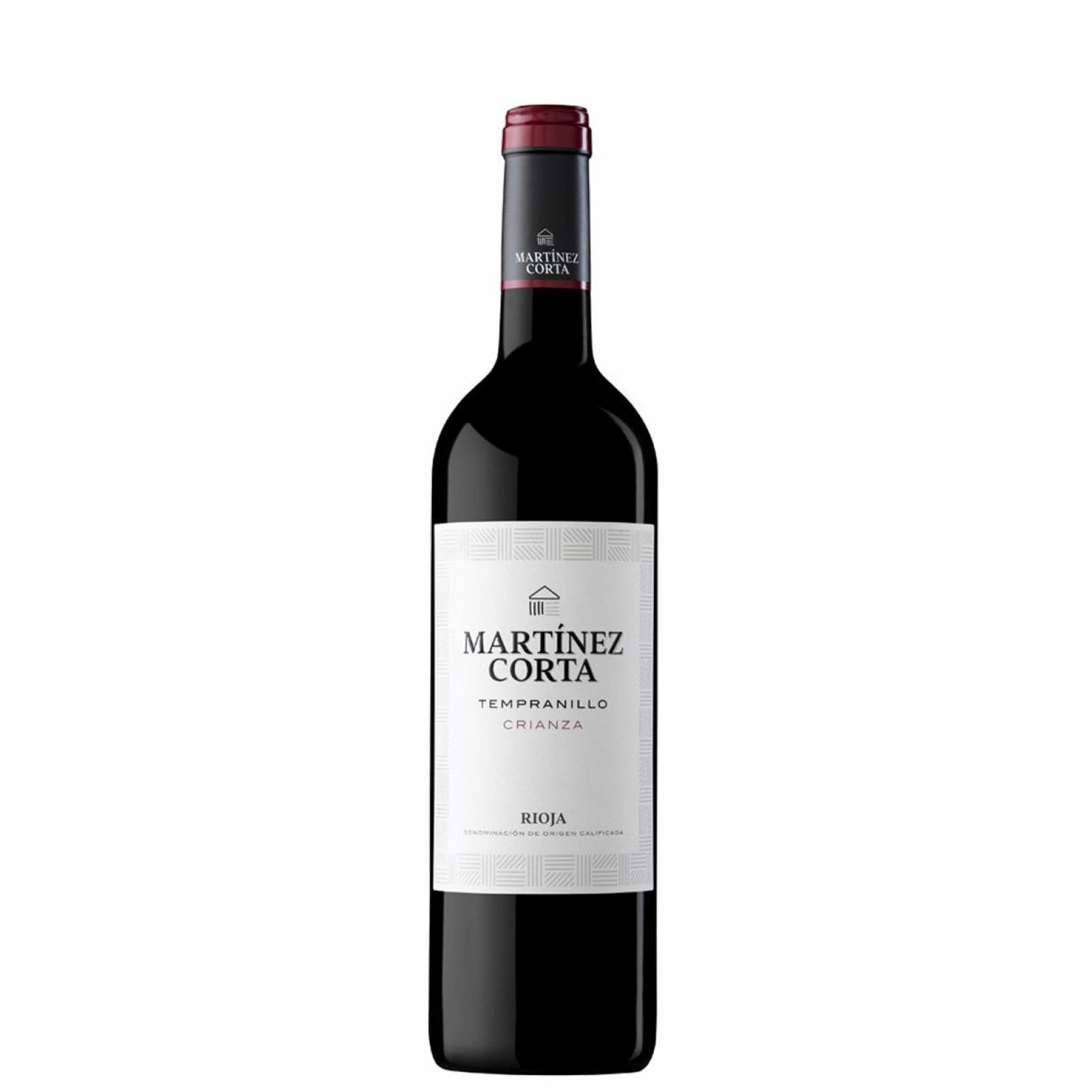 Pack de 6 Vino Tinto Martinez Corta Crianza Tempranillo 750 ml 