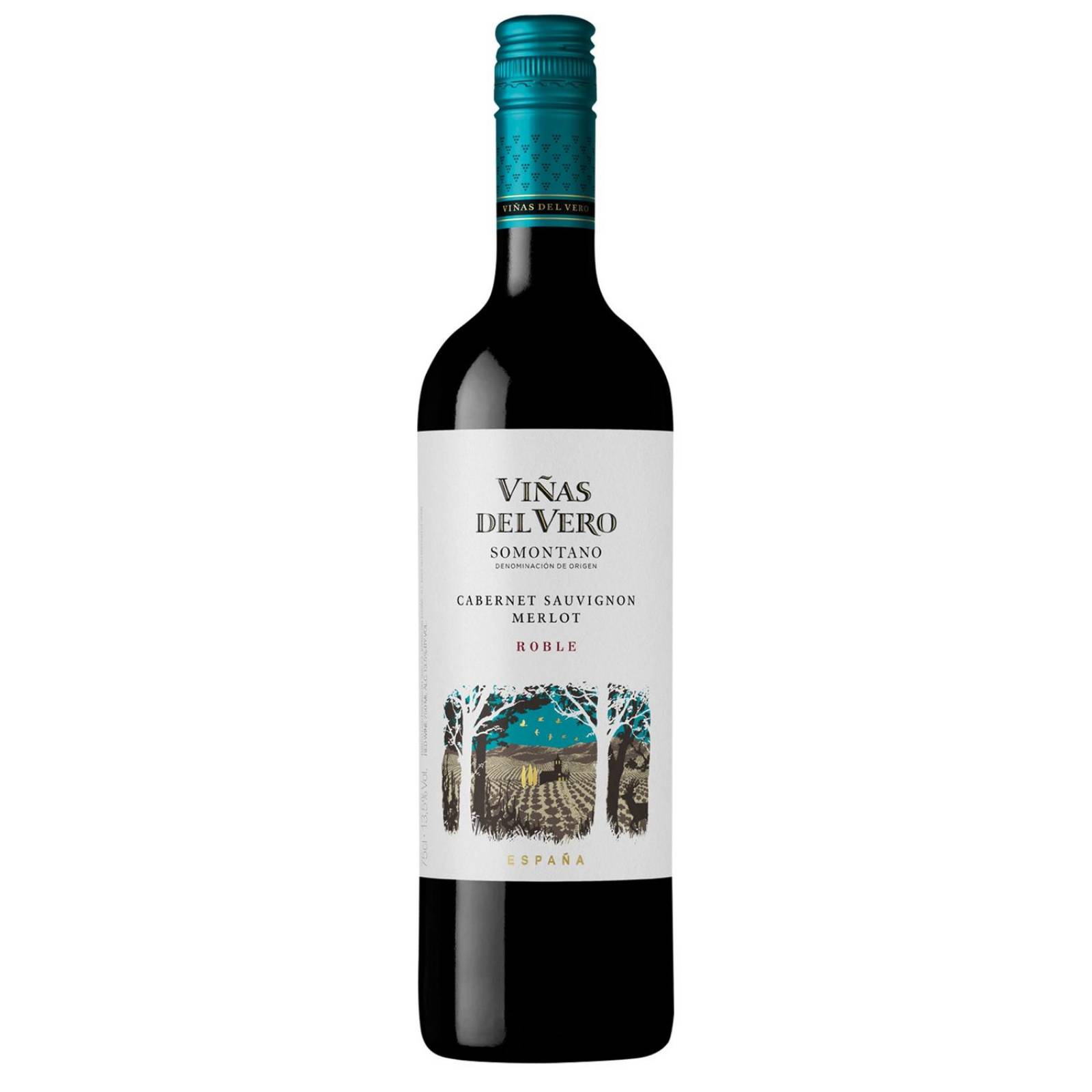 Pack de 6 Vino Tinto Viñas Del Vero Cabernet Sauvignon Merlot 750 ml