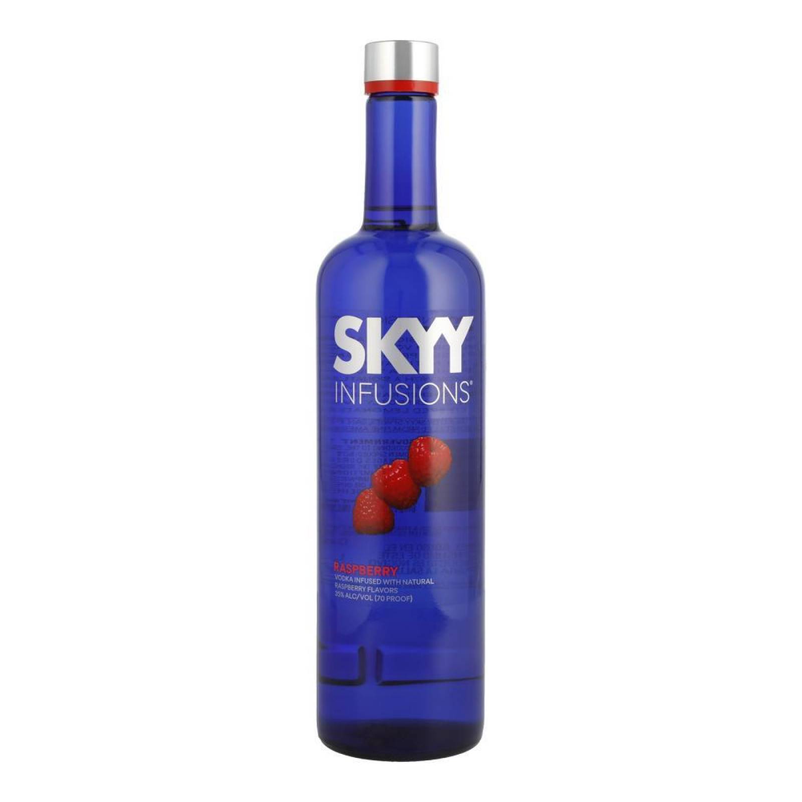 Pack de 2 Vodka Skyy Infusions Raspberry 750 ml