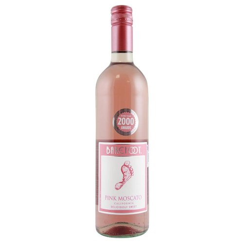 Pack de 2 Vino Rosado Barefoot Pink Moscato 750 ml 