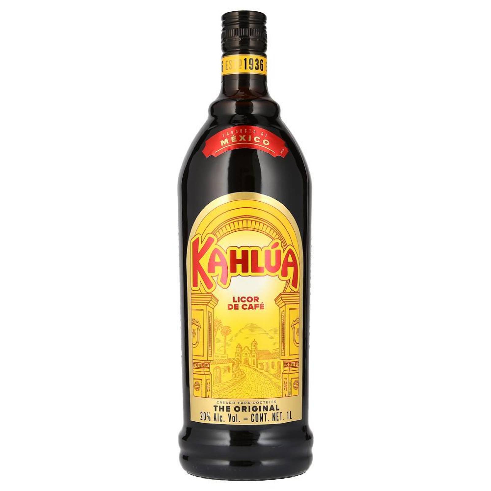 Pack de 6 Licor Kahlua De Cafe Tradicional 1 L 