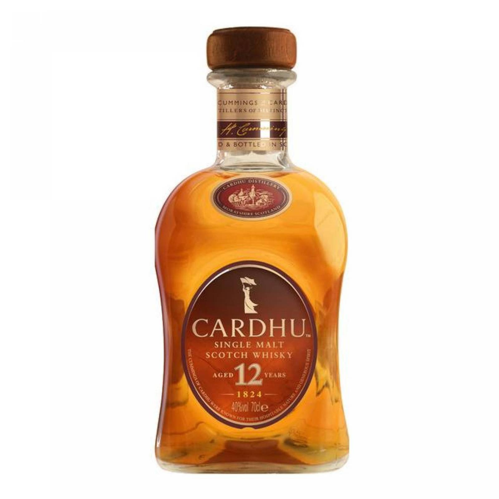 Pack de 4 Whisky Cardhu Single Malt 12 Años 700 ml 
