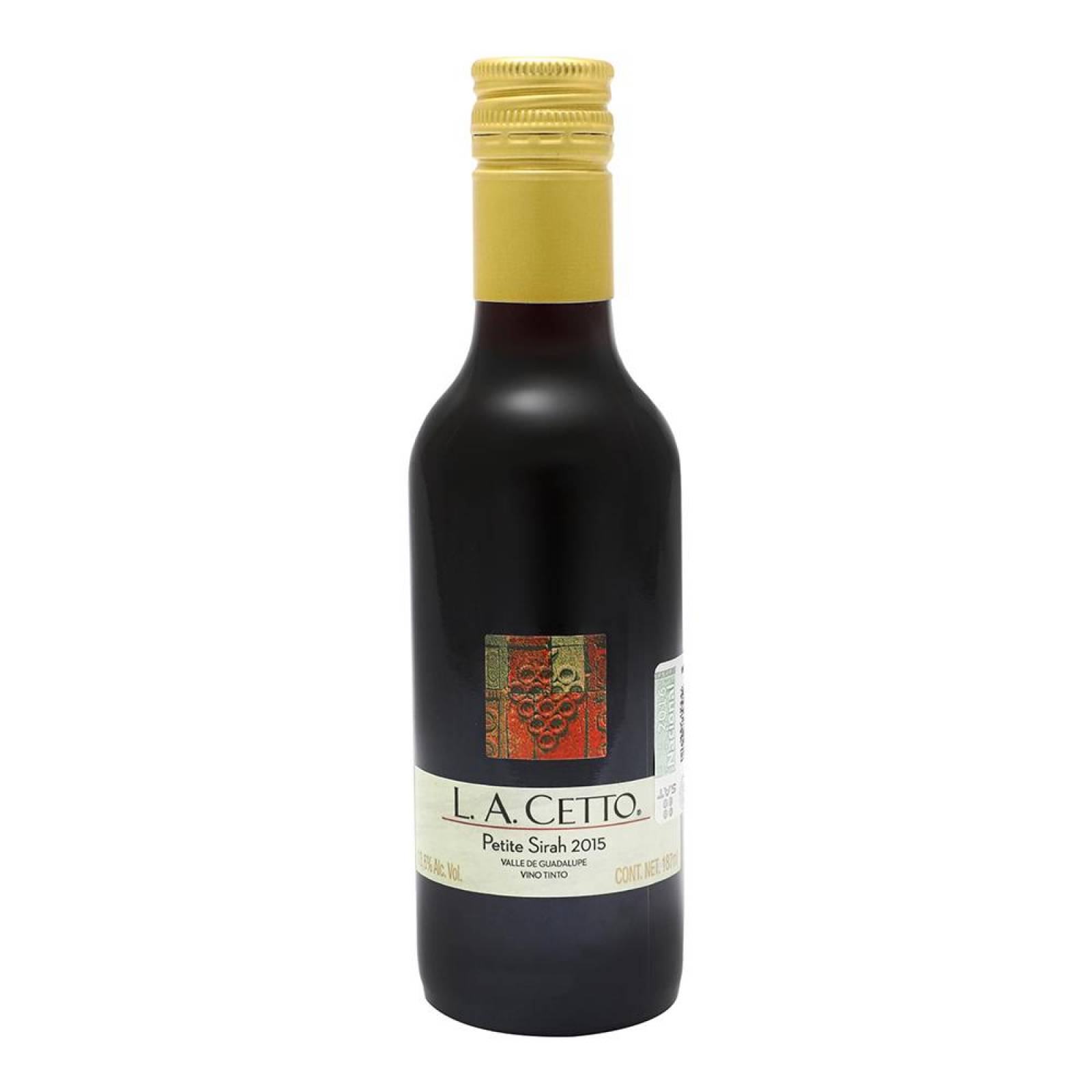 Pack de 6 Vino Tinto L.A. Cetto Petite Syrah 187 ml 