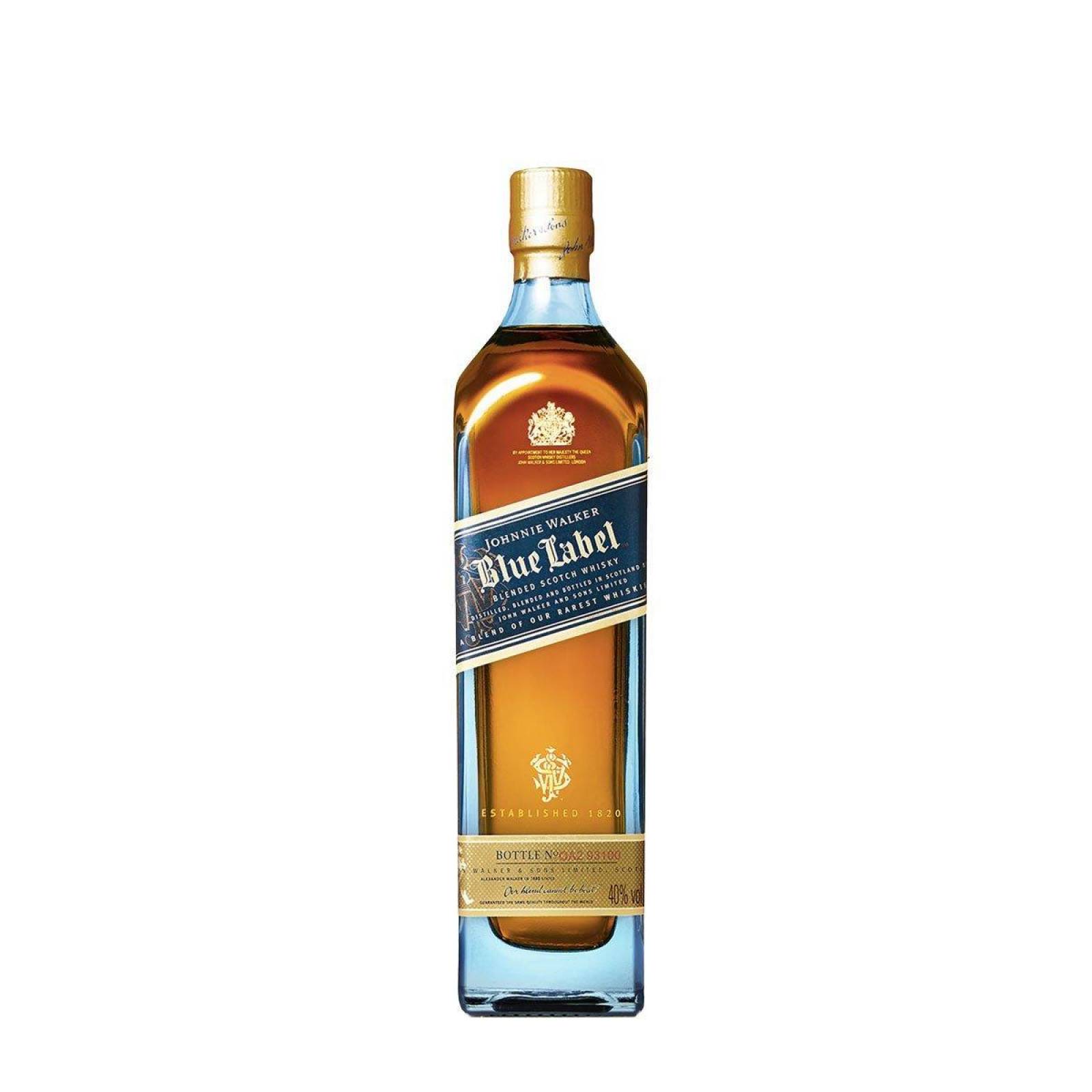 Pack de 2 Whisky Johnnie Walker Blend Blue Label 200 ml 
