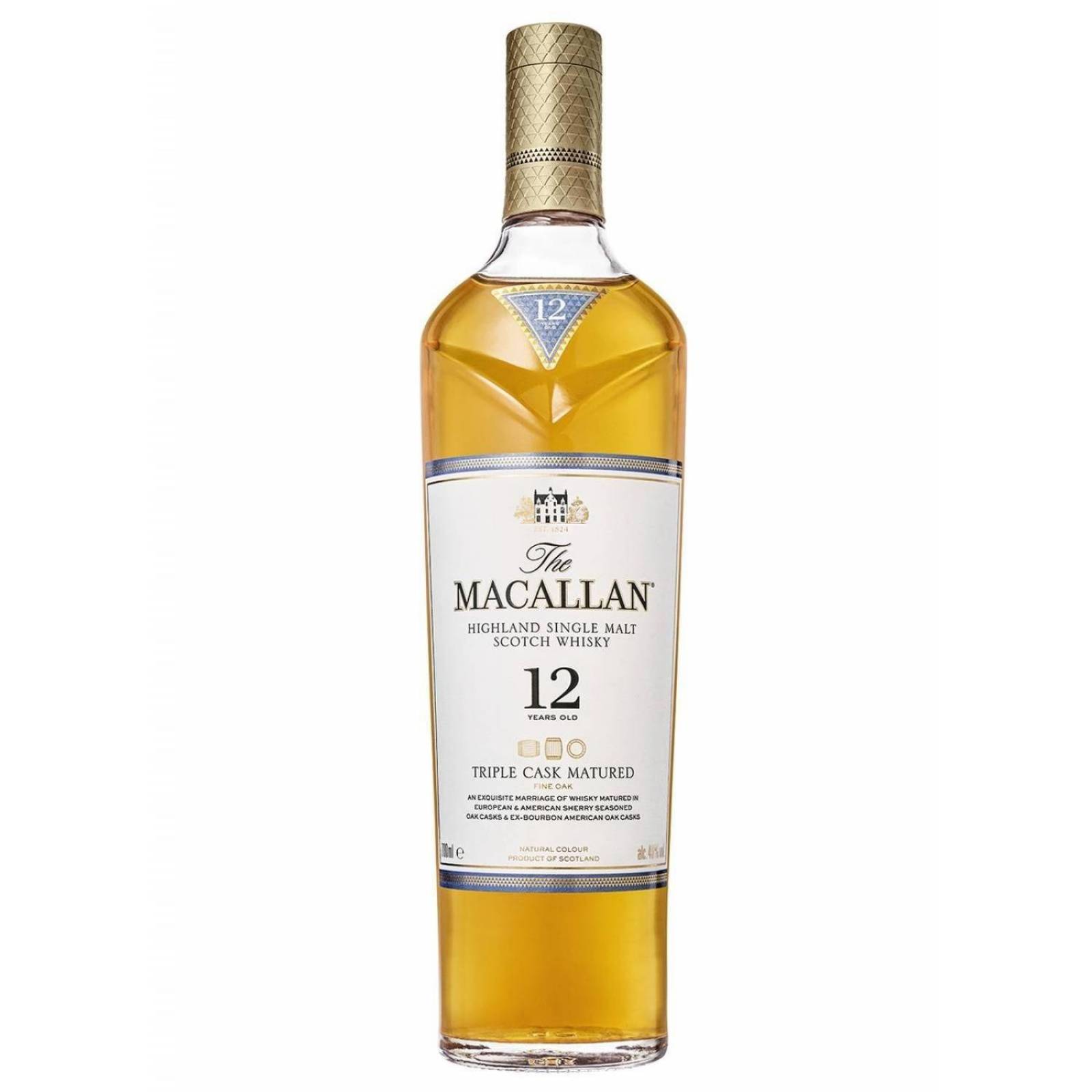Pack de 2 Whisky The Macallan Single Malt 12 Años Triple Cask 1.75 L 