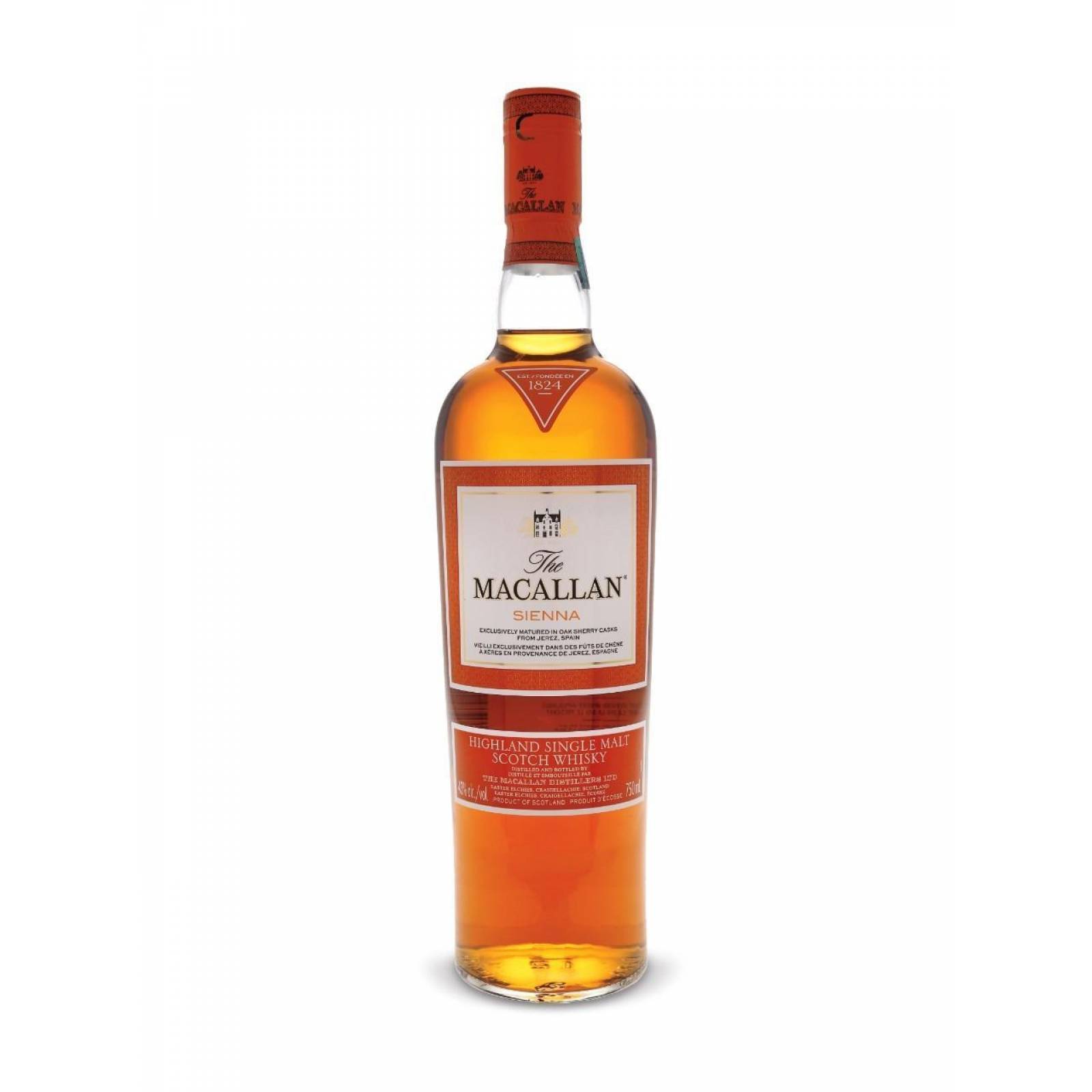 Pack de 6 Whisky The Macallan Single Malt Sienna 700 ml