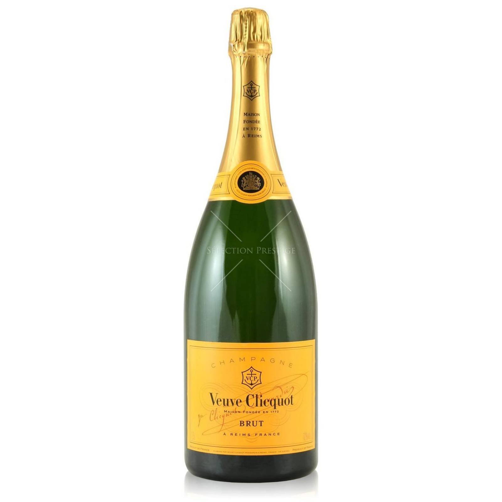 Pack de 6 Champagne Veuve Clicquot Brut 1.5 L 