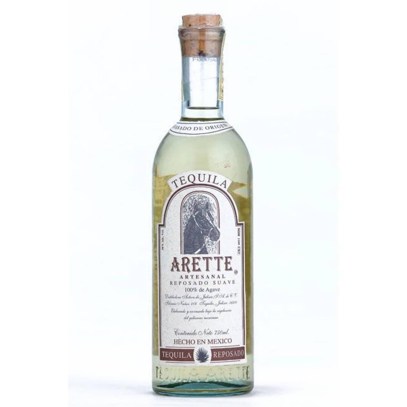 Pack de 4 Tequila Arette Artesanal Suave Reposado 750 ml 