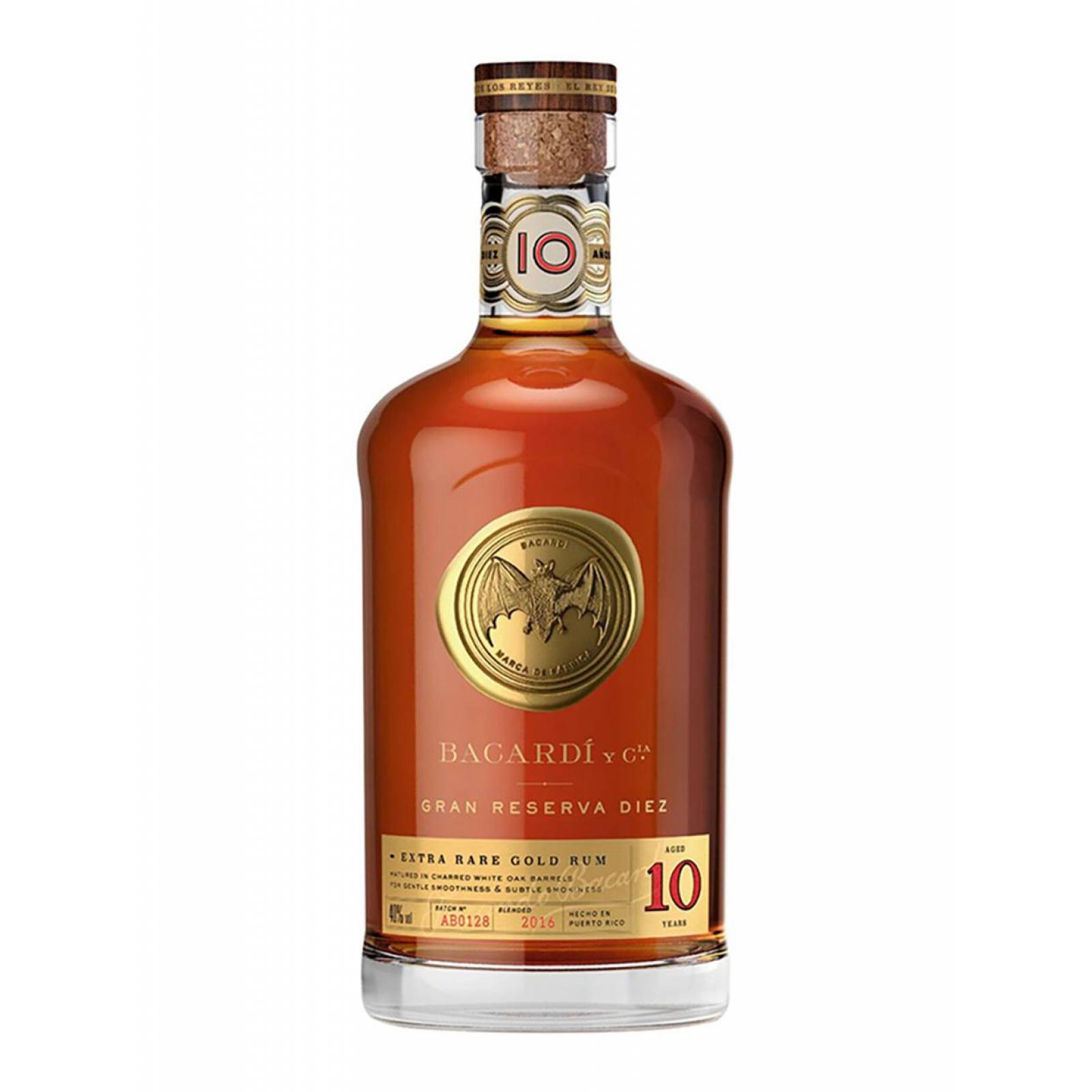 Pack de 12 Ron Bacardi 10 Años Gran Reserva 750 ml