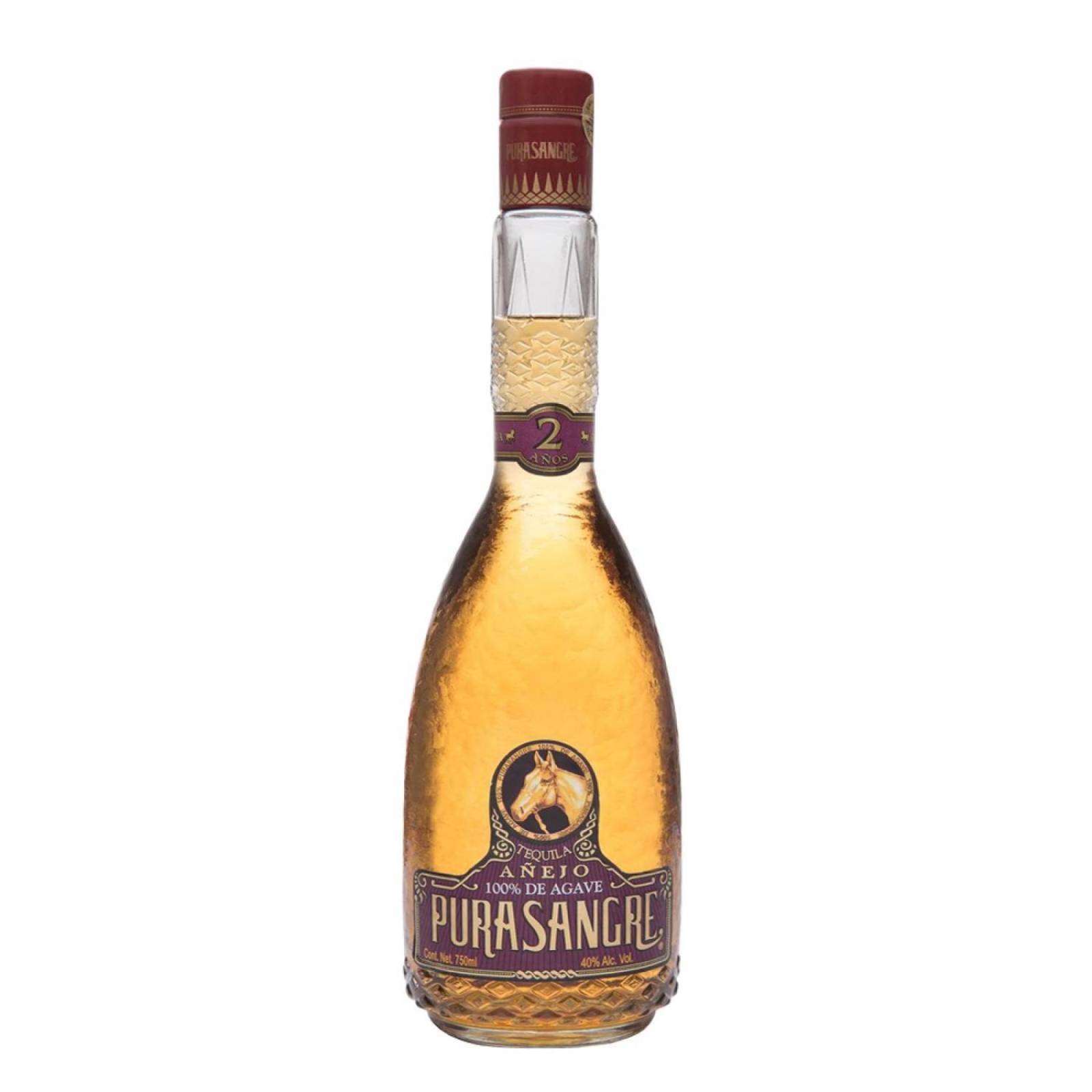 Pack de 6 Tequila Pura Sangre Añejo 2 Años 750 ml 