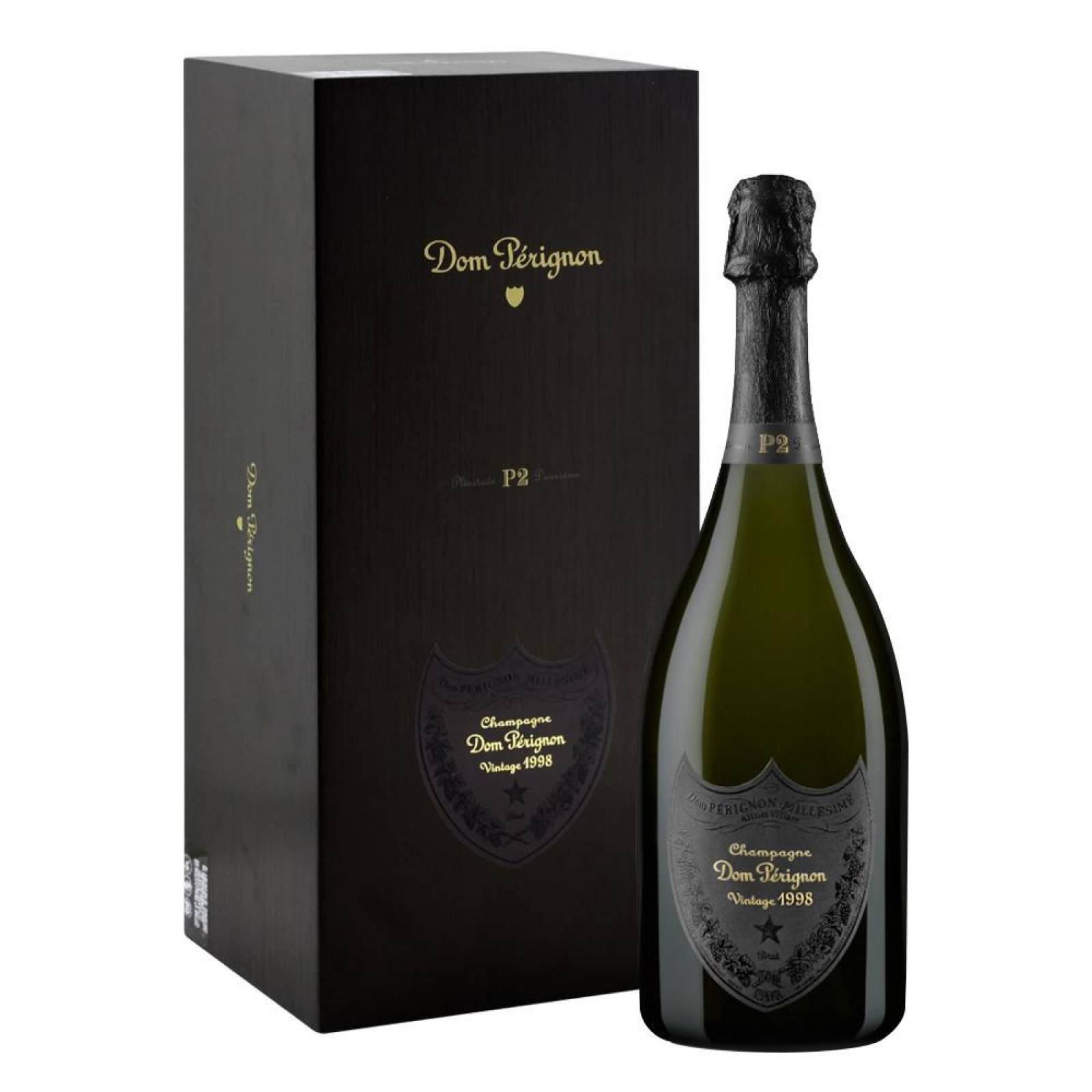 Pack de 4 Champagne Dom Perignon Plenitud 2 1998 750 ml